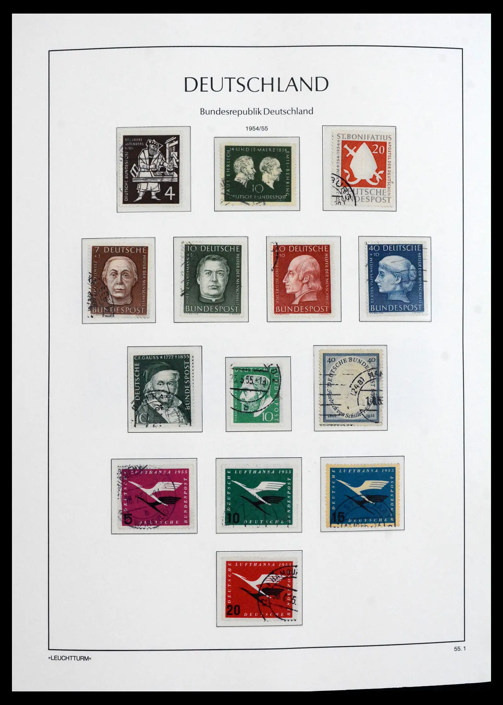 41709 0007 - Stamp collection 41709 Germany Bundespost complete used 1949-1980.