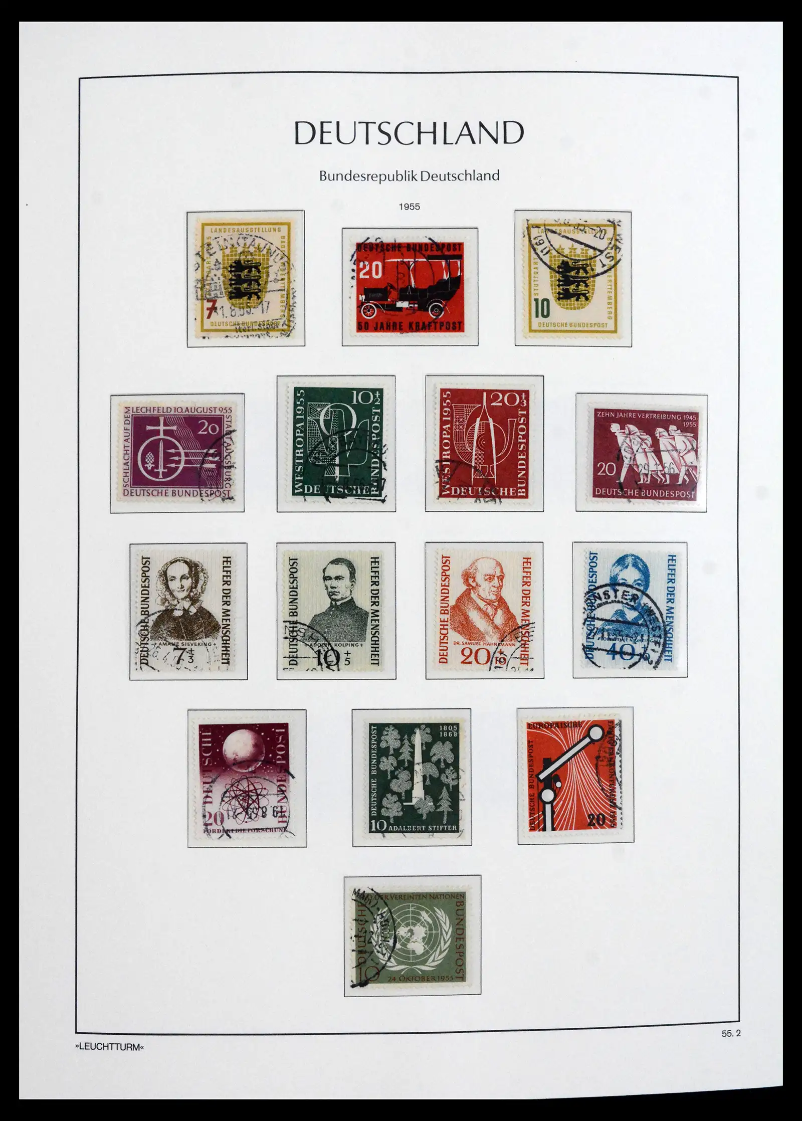 41709 0008 - Stamp collection 41709 Germany Bundespost complete used 1949-1980.