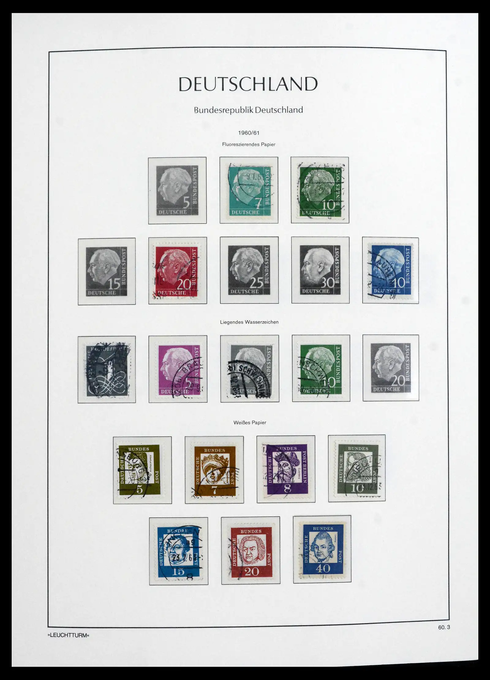 41709 0021 - Stamp collection 41709 Germany Bundespost complete used 1949-1980.