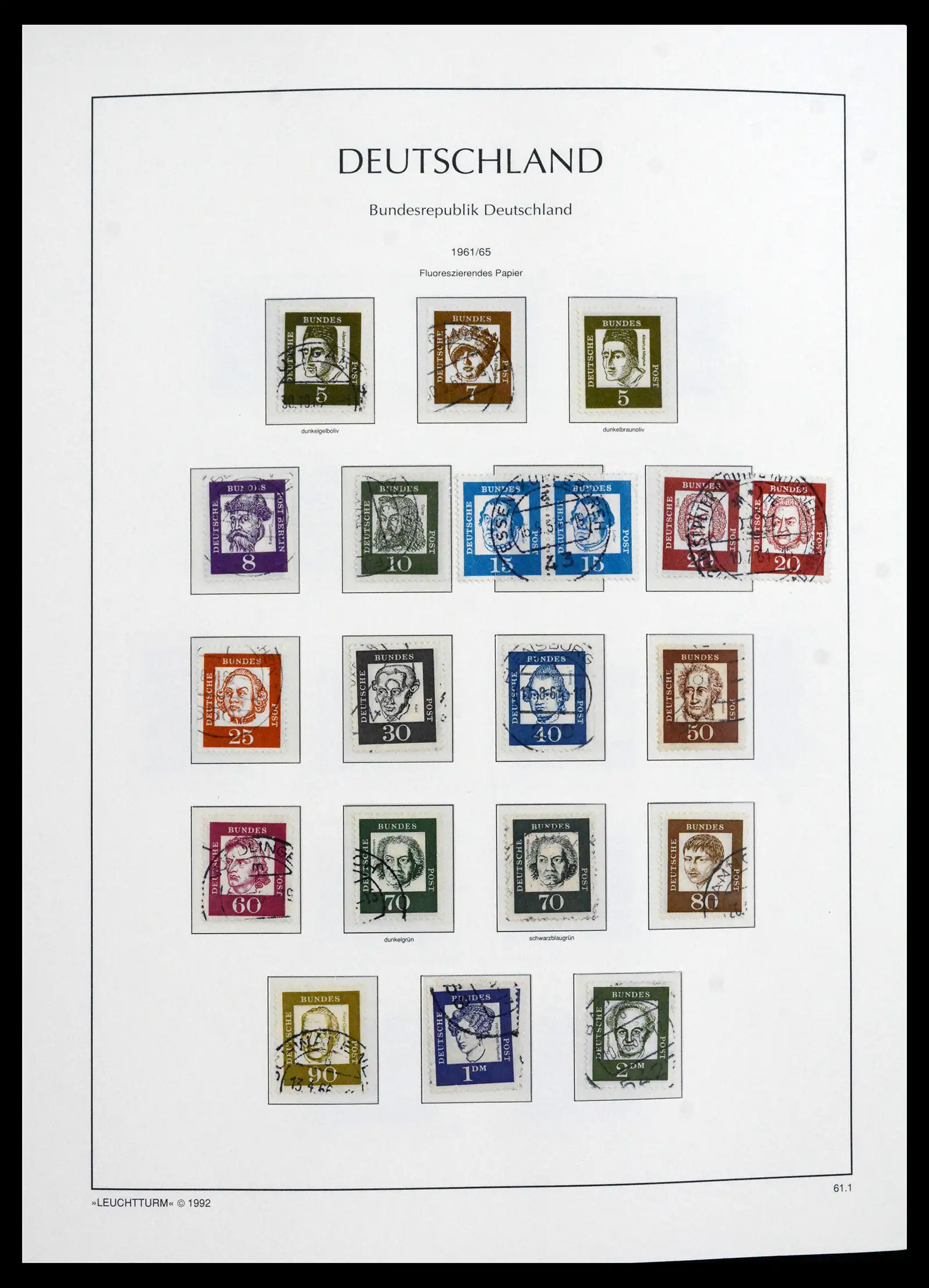 41709 0022 - Stamp collection 41709 Germany Bundespost complete used 1949-1980.