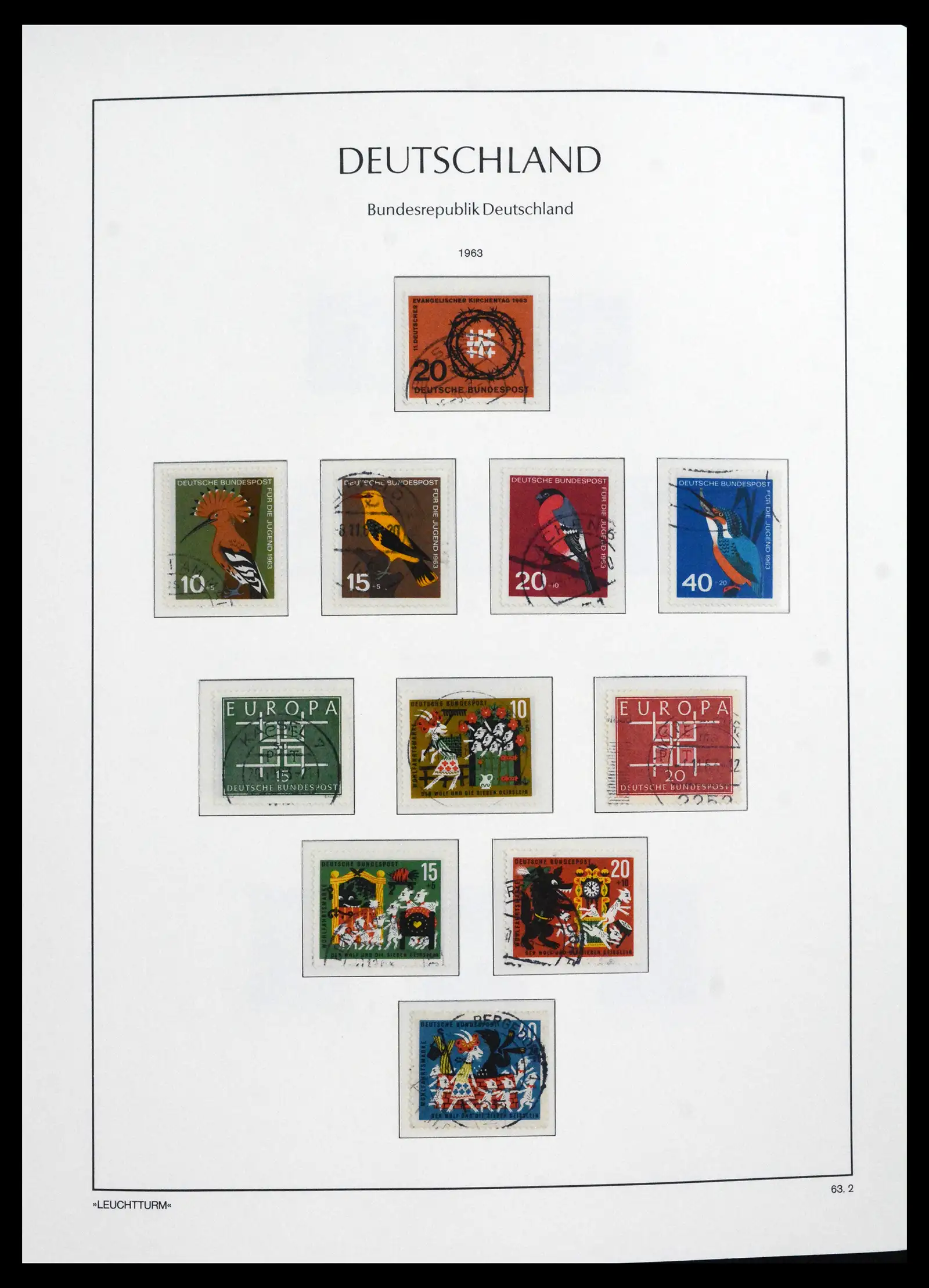41709 0026 - Stamp collection 41709 Germany Bundespost complete used 1949-1980.