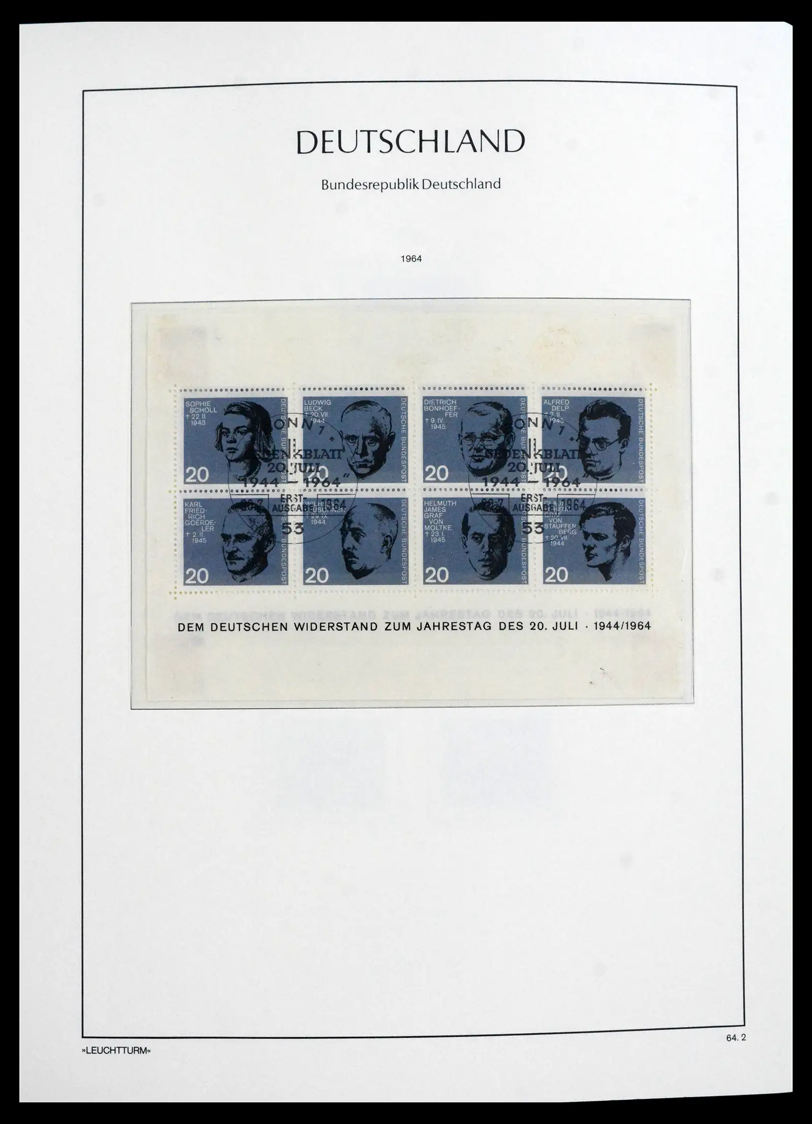 41709 0029 - Stamp collection 41709 Germany Bundespost complete used 1949-1980.