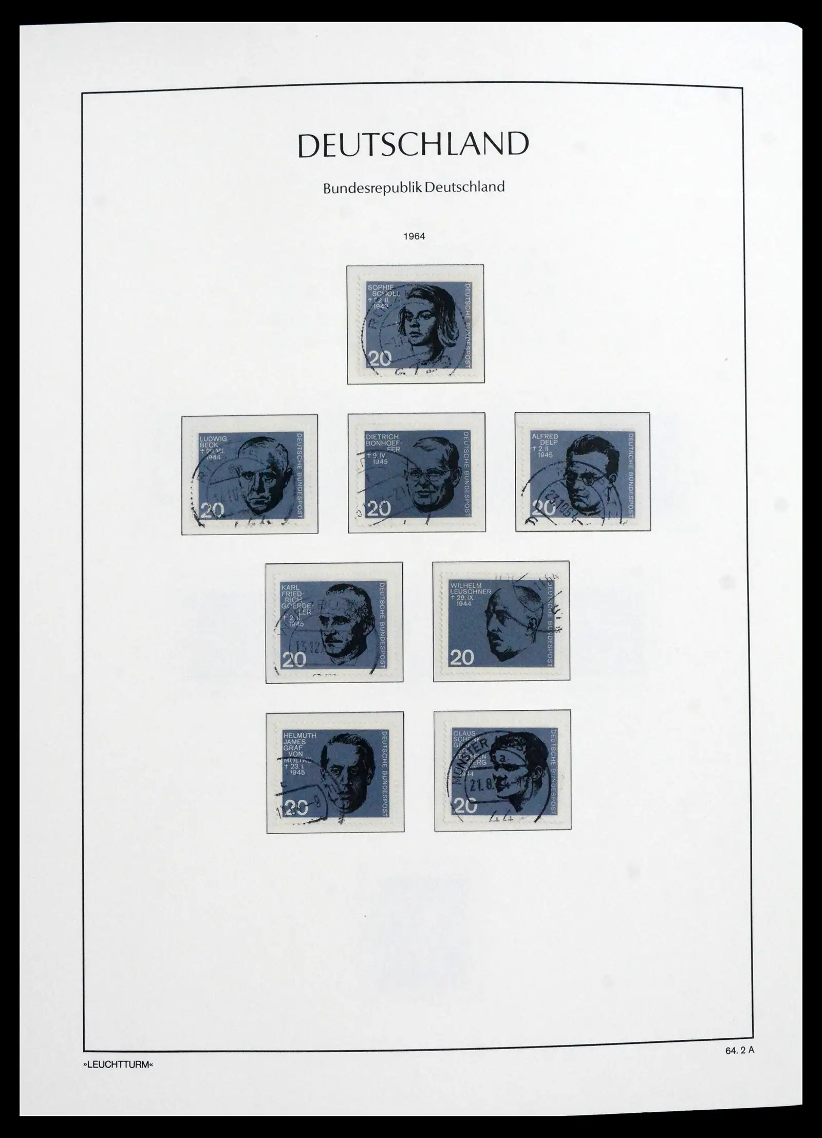 41709 0030 - Stamp collection 41709 Germany Bundespost complete used 1949-1980.