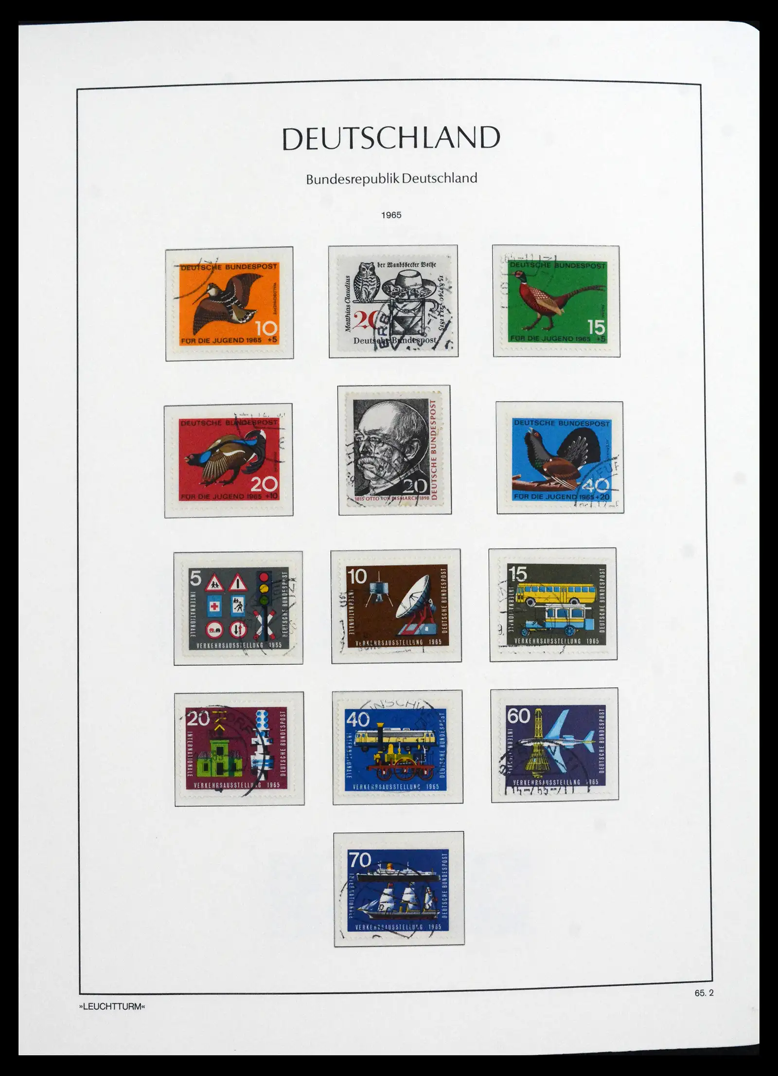 41709 0034 - Stamp collection 41709 Germany Bundespost complete used 1949-1980.