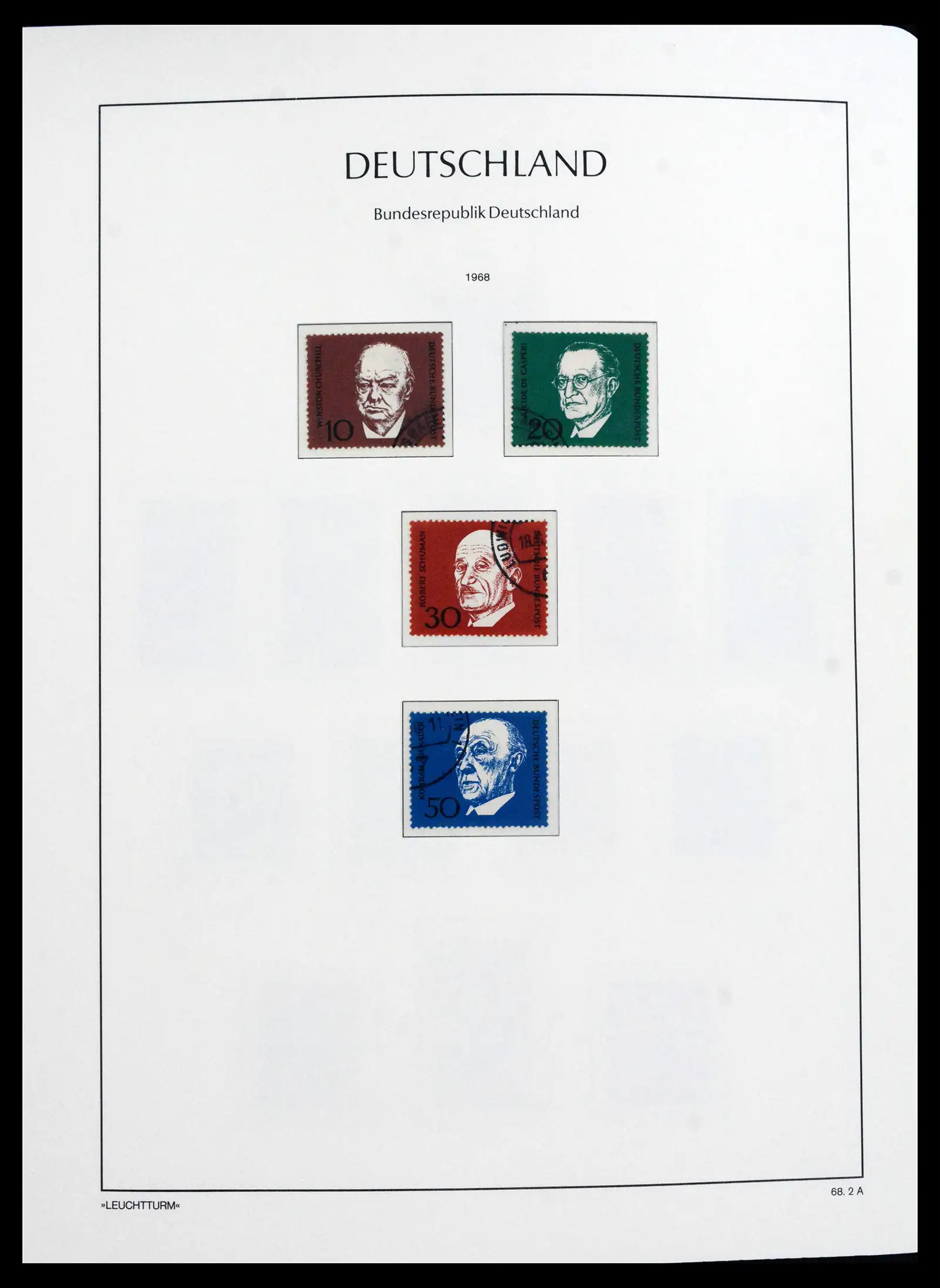 41709 0042 - Stamp collection 41709 Germany Bundespost complete used 1949-1980.