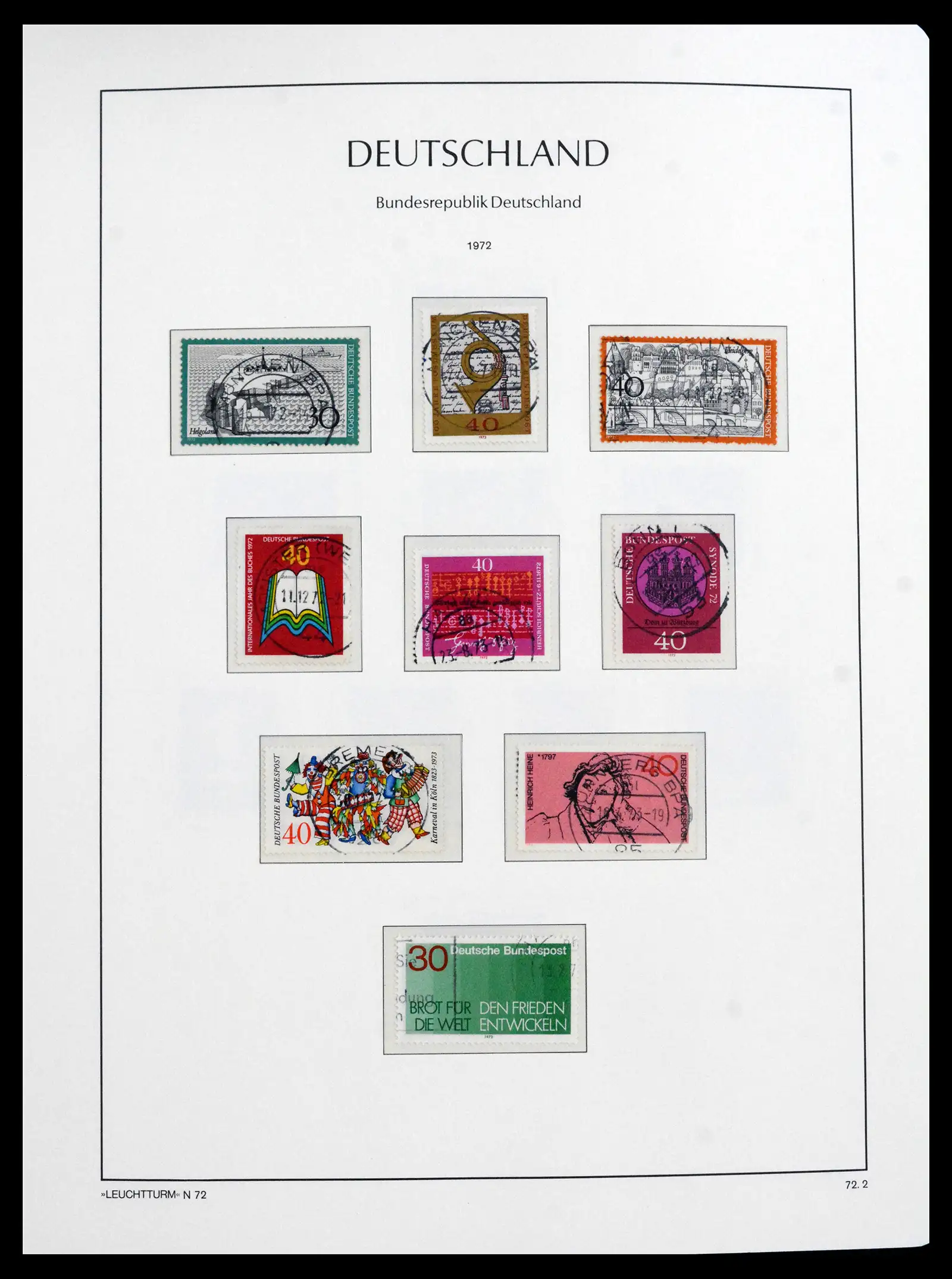 41709 0056 - Stamp collection 41709 Germany Bundespost complete used 1949-1980.