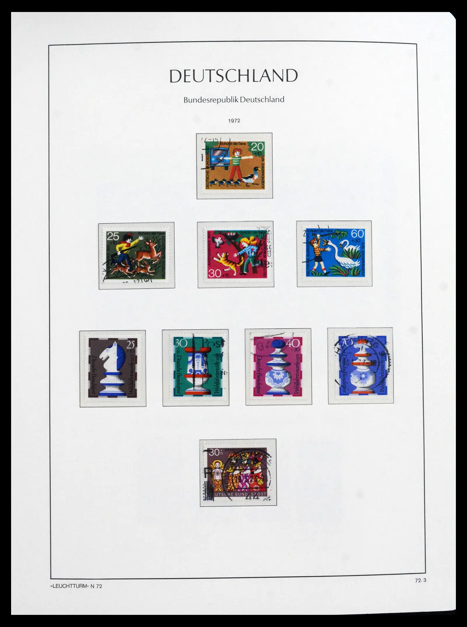 41709 0057 - Stamp collection 41709 Germany Bundespost complete used 1949-1980.