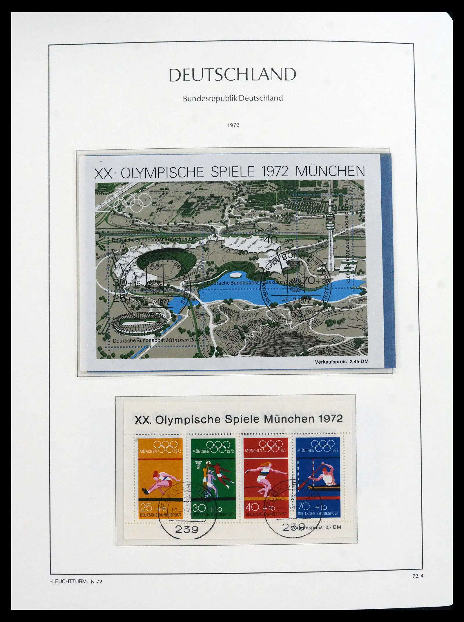 41709 0058 - Stamp collection 41709 Germany Bundespost complete used 1949-1980.