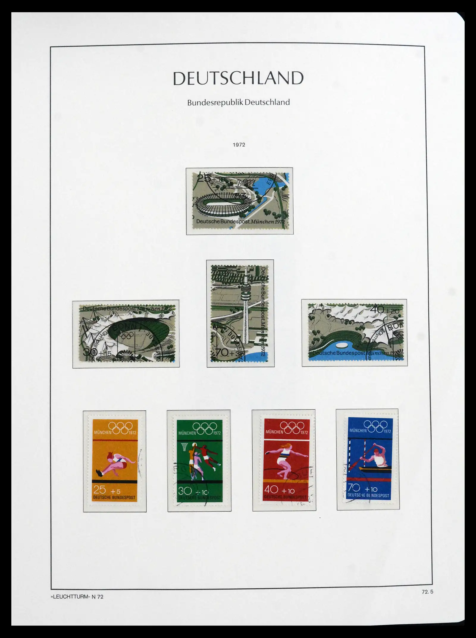 41709 0059 - Stamp collection 41709 Germany Bundespost complete used 1949-1980.