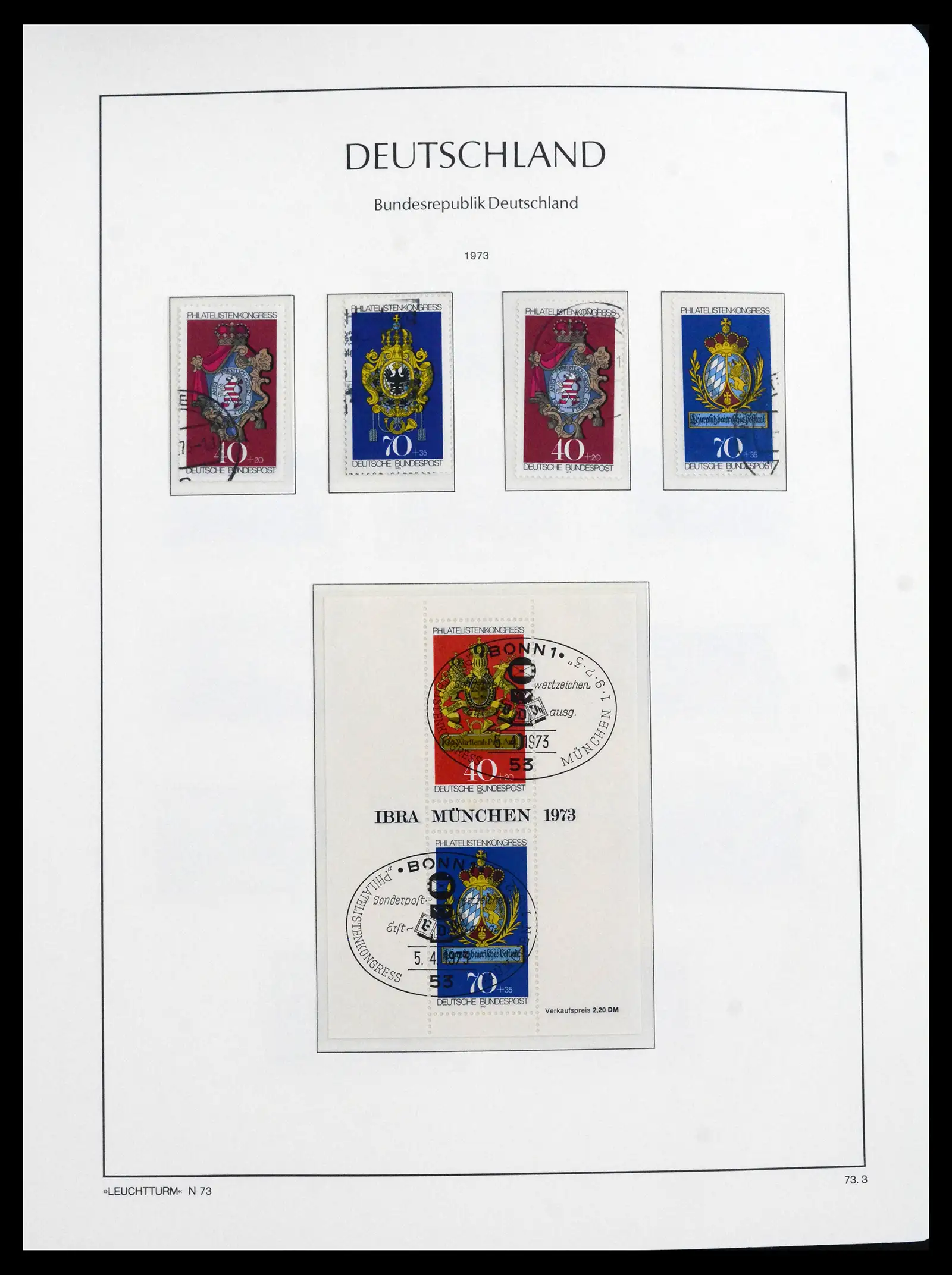 41709 0063 - Stamp collection 41709 Germany Bundespost complete used 1949-1980.