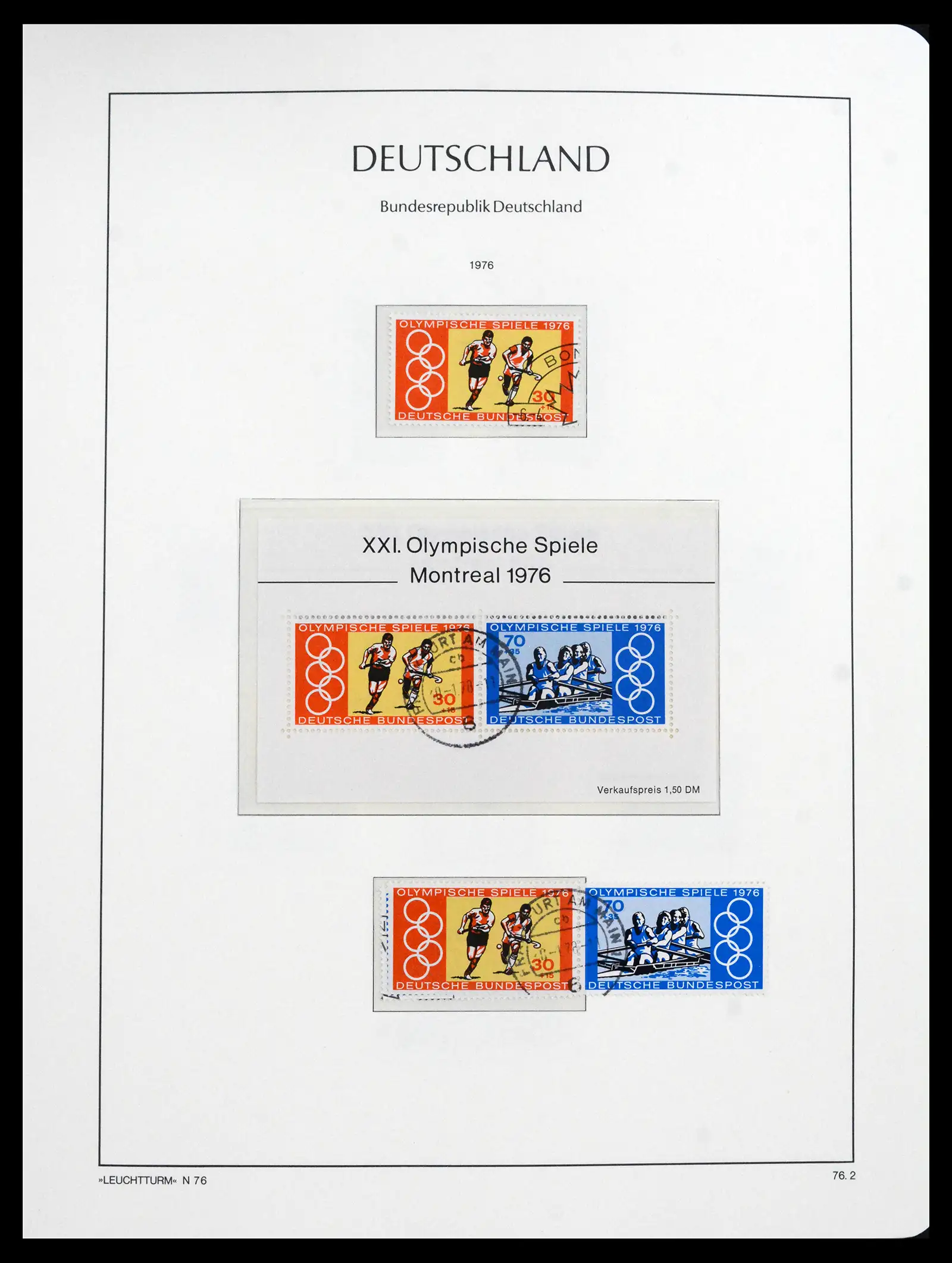41709 0078 - Stamp collection 41709 Germany Bundespost complete used 1949-1980.