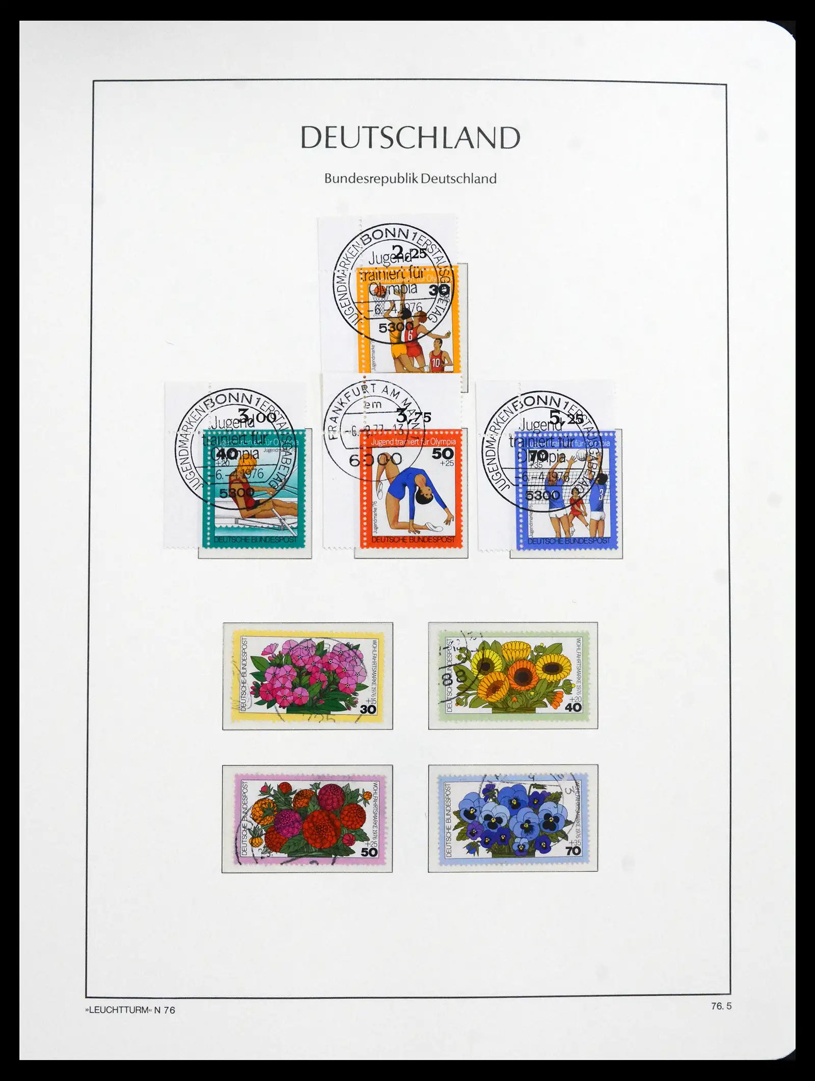 41709 0081 - Stamp collection 41709 Germany Bundespost complete used 1949-1980.