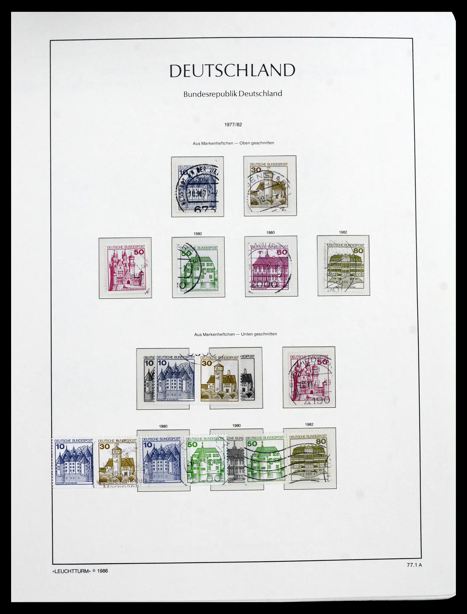 41709 0084 - Stamp collection 41709 Germany Bundespost complete used 1949-1980.