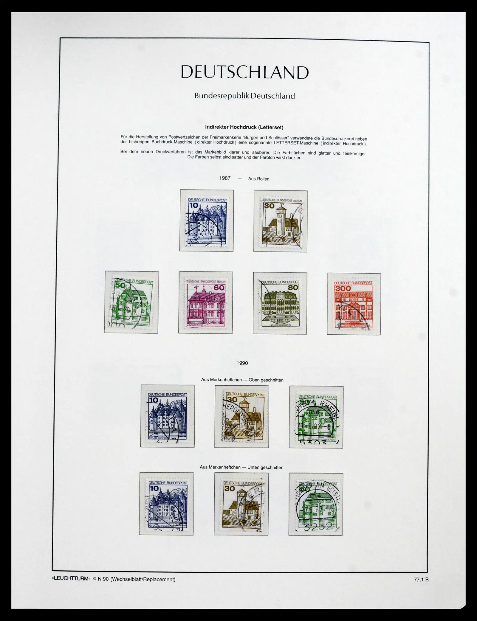 41709 0086 - Stamp collection 41709 Germany Bundespost complete used 1949-1980.