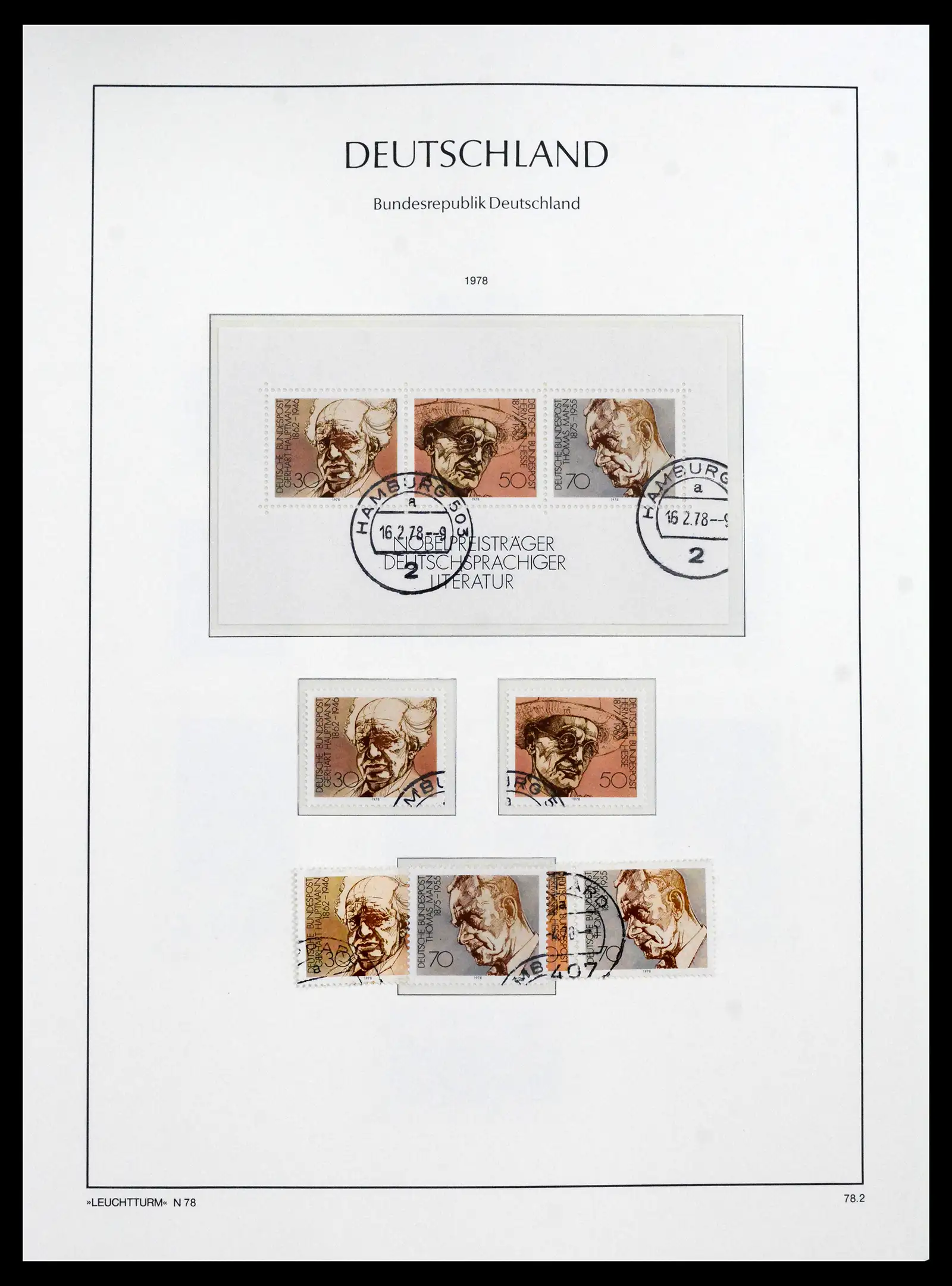 41709 0093 - Stamp collection 41709 Germany Bundespost complete used 1949-1980.