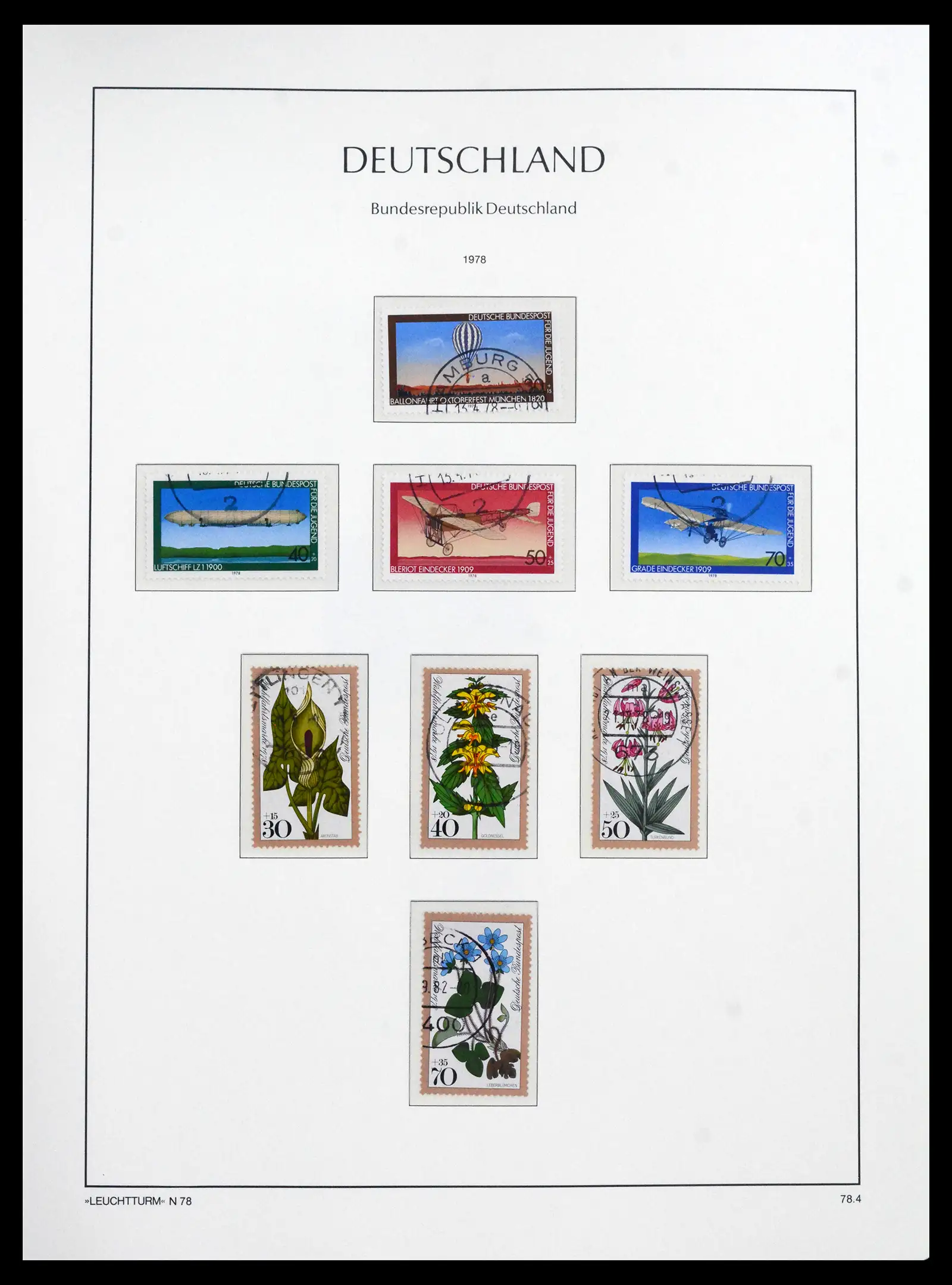 41709 0095 - Stamp collection 41709 Germany Bundespost complete used 1949-1980.