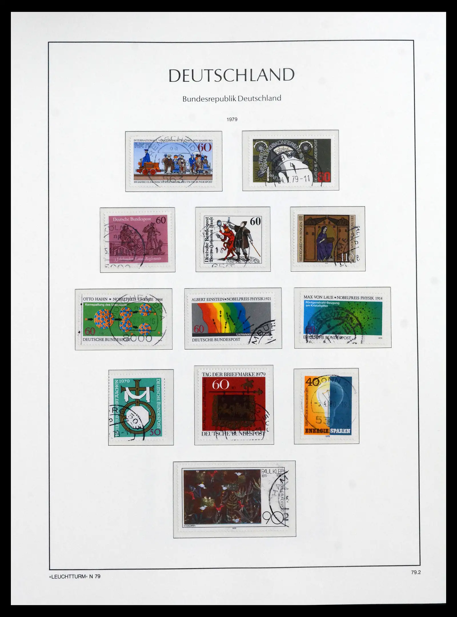 41709 0098 - Stamp collection 41709 Germany Bundespost complete used 1949-1980.