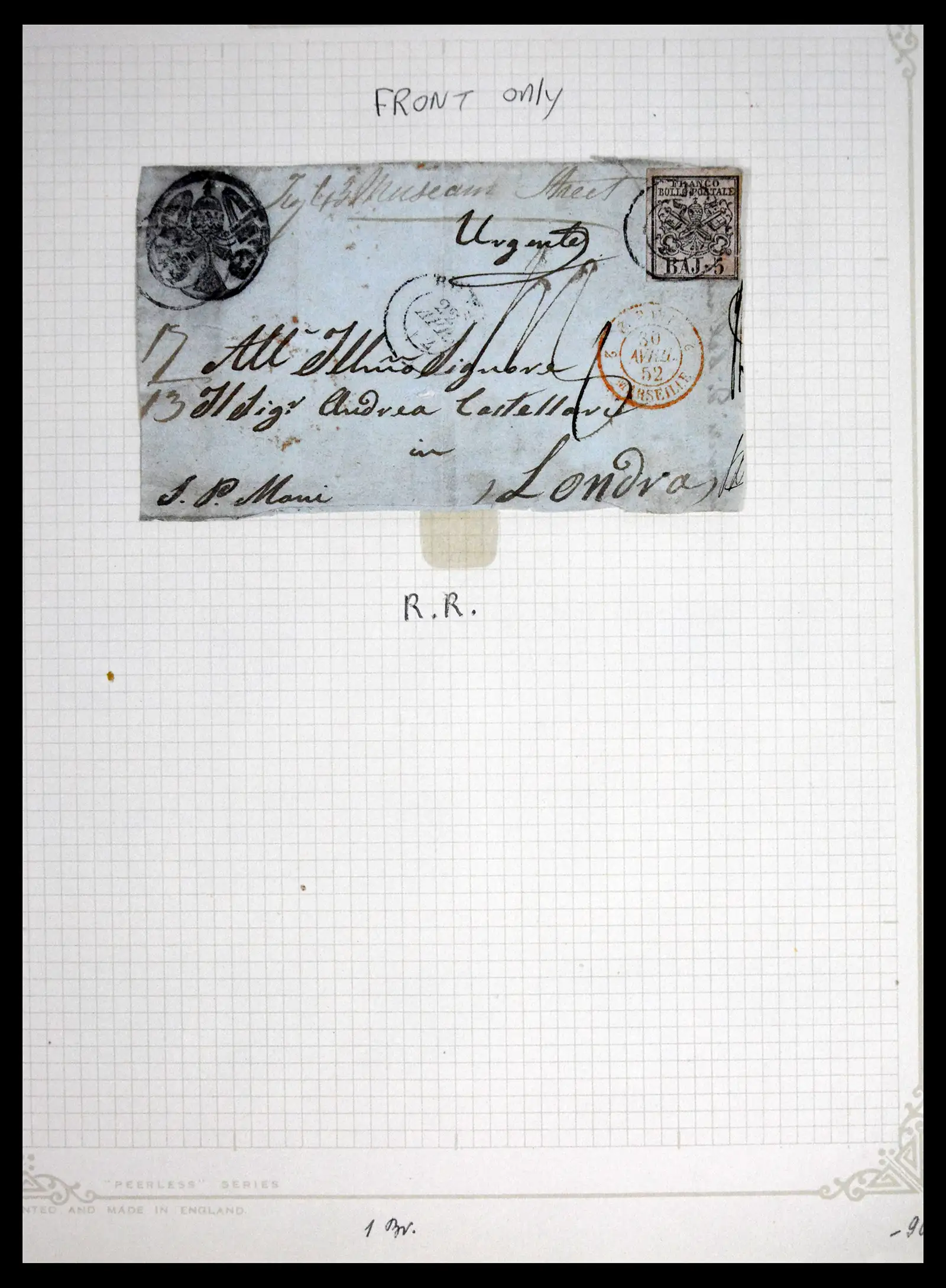 41710 0005 - Stamp collection 41710 Italian States 1853-1864.