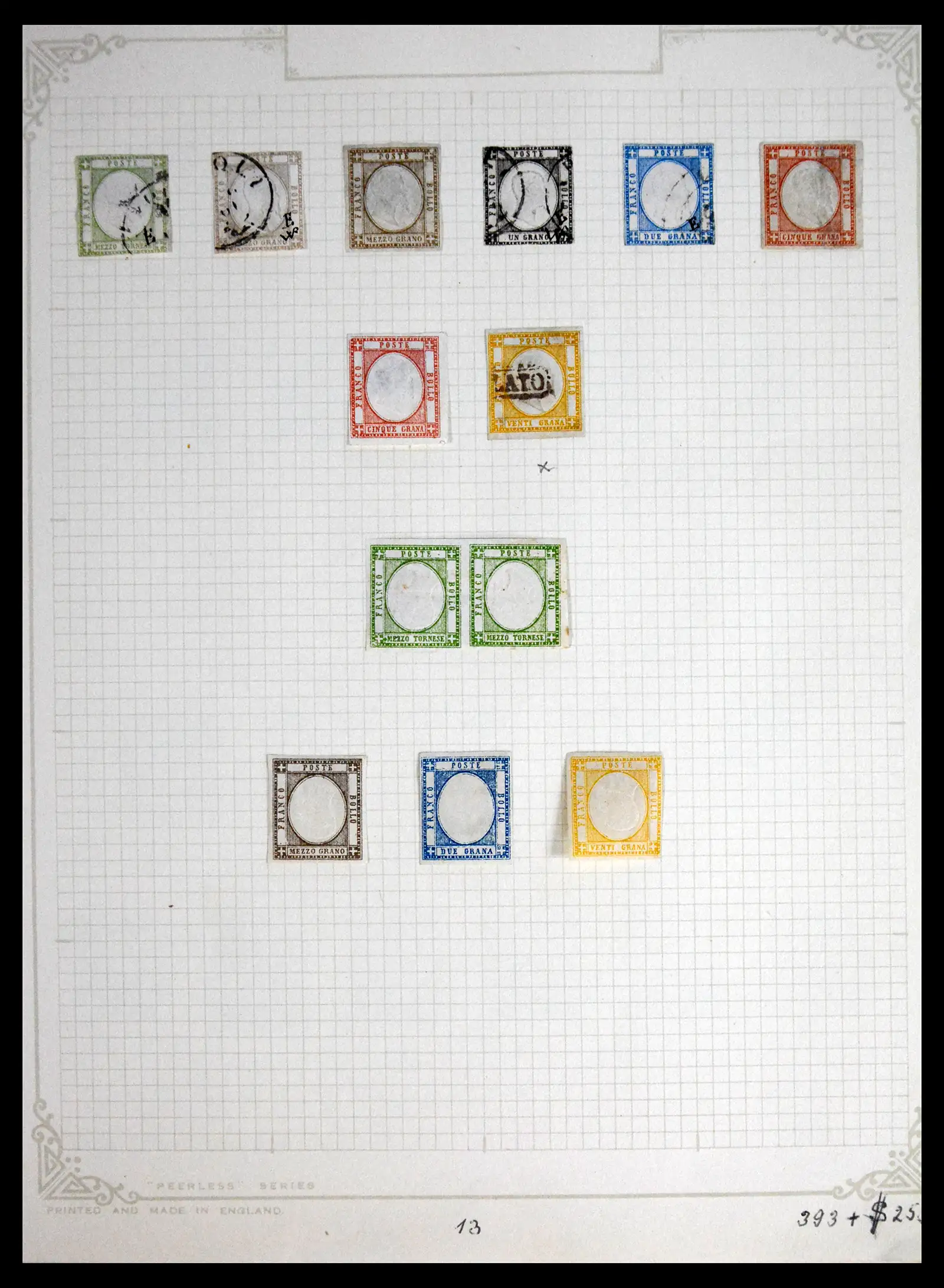 41710 0011 - Stamp collection 41710 Italian States 1853-1864.