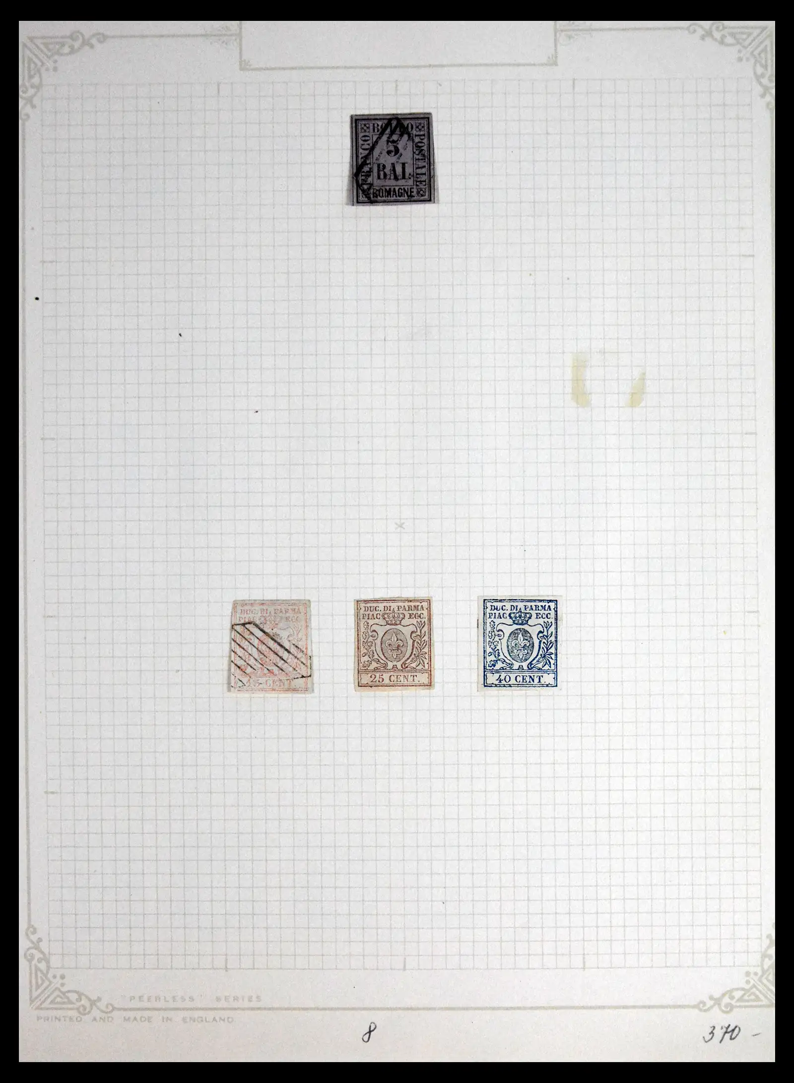 41710 0013 - Stamp collection 41710 Italian States 1853-1864.