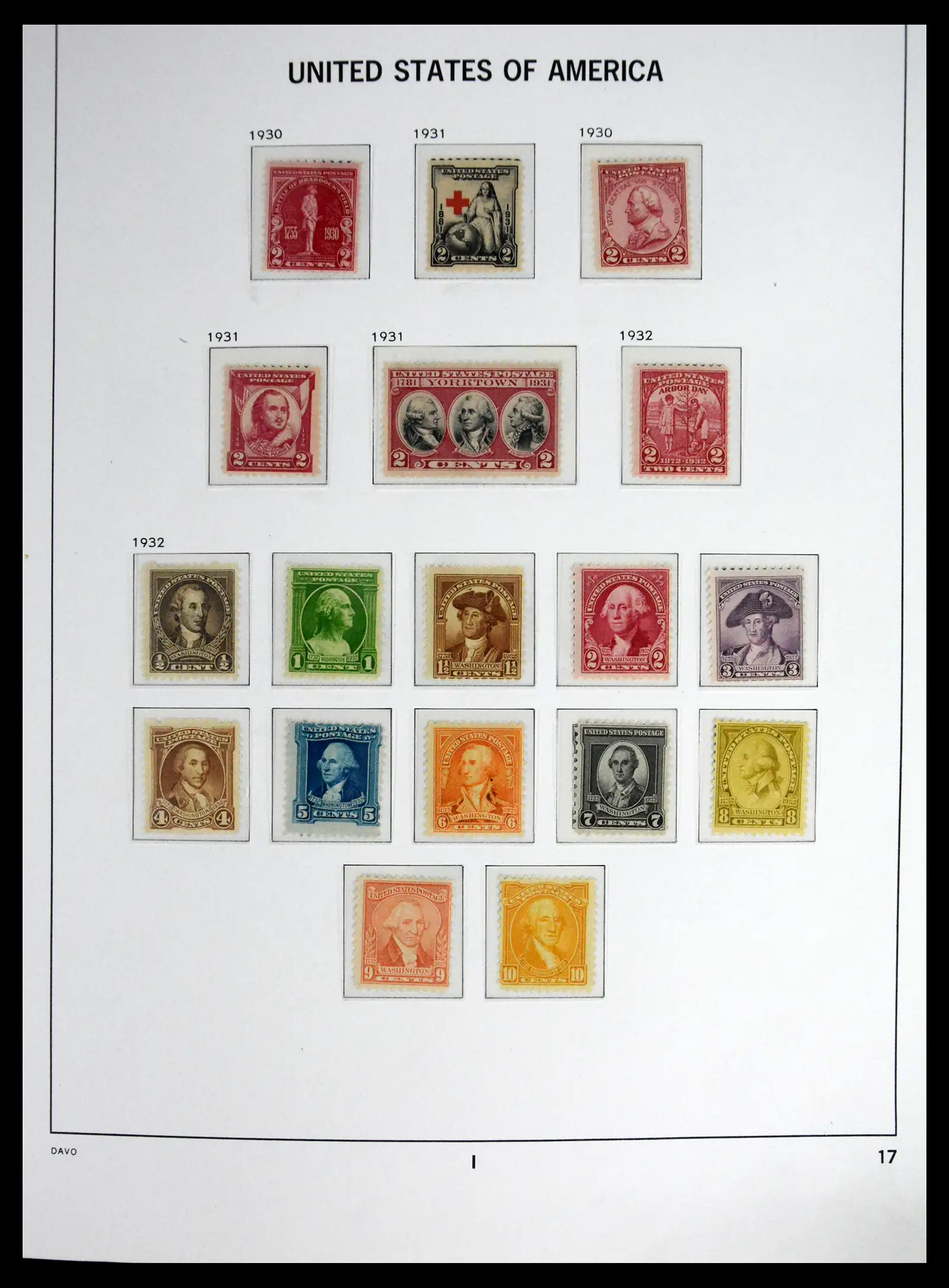 41712 0015 - Stamp collection 41712 USA mint 1861-1960.