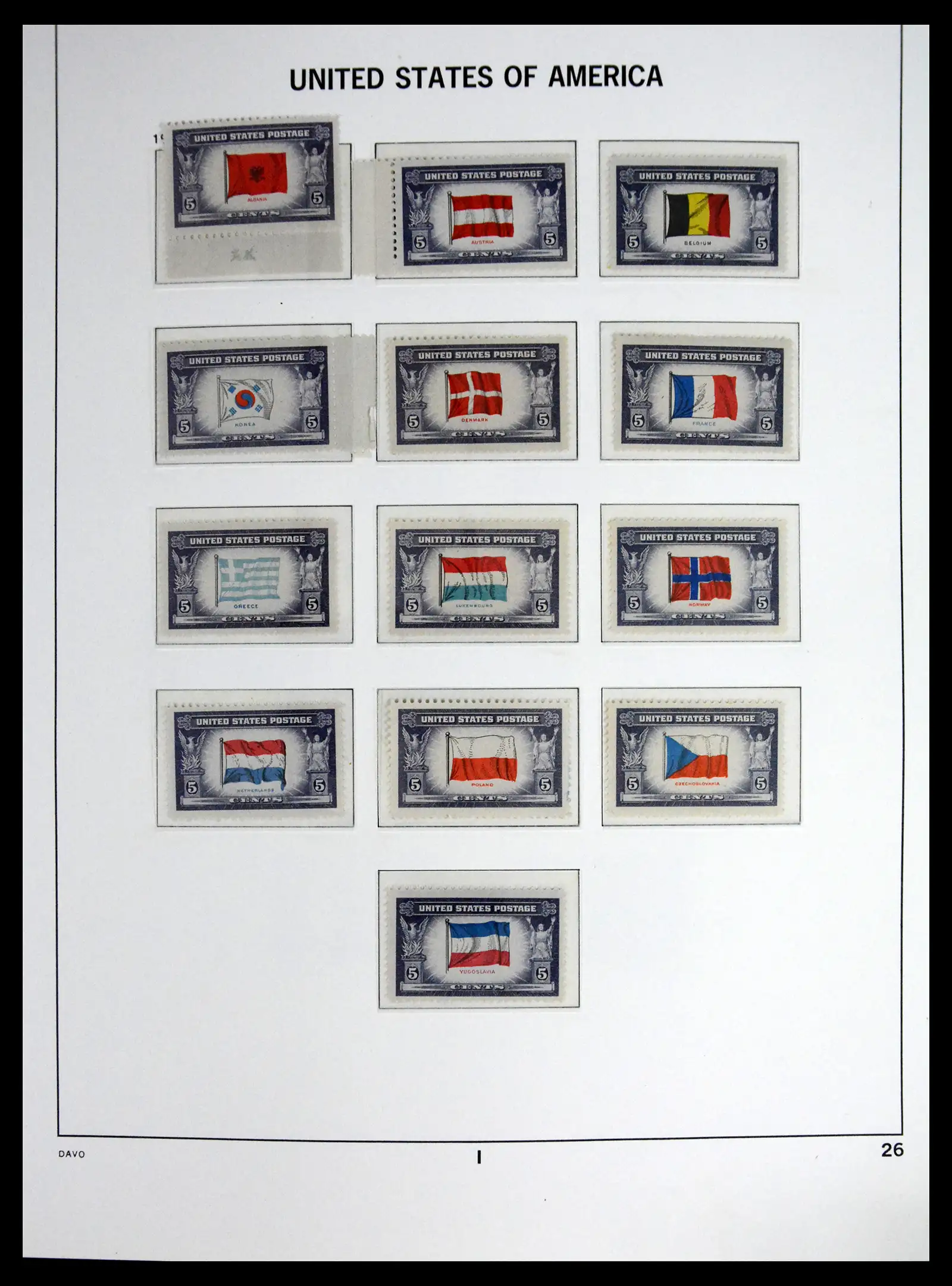 41712 0024 - Stamp collection 41712 USA mint 1861-1960.
