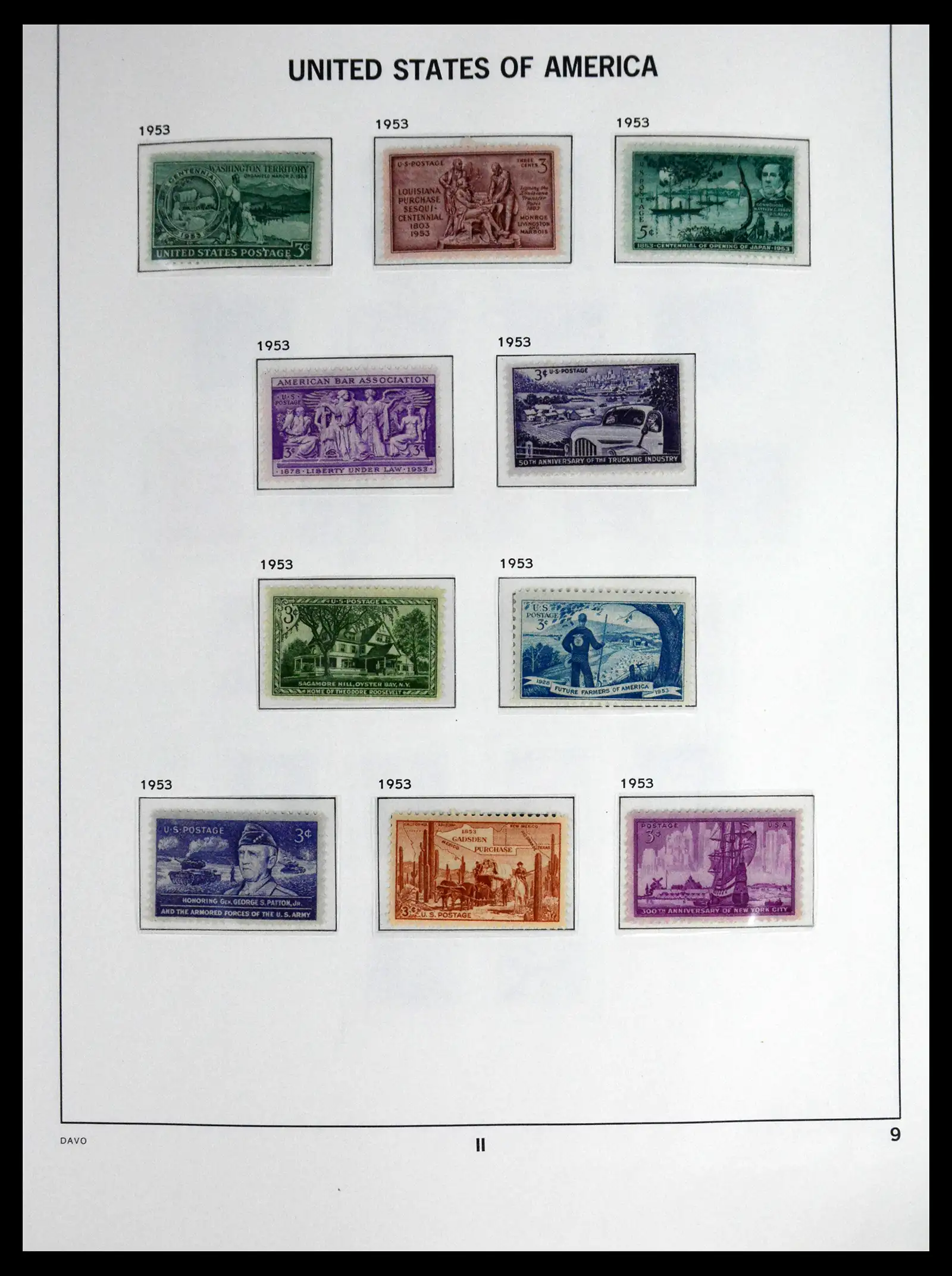 41712 0034 - Stamp collection 41712 USA mint 1861-1960.