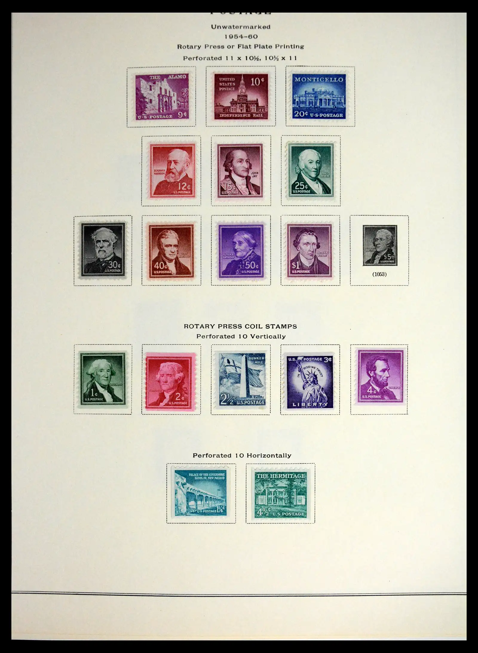 41712 0036 - Stamp collection 41712 USA mint 1861-1960.