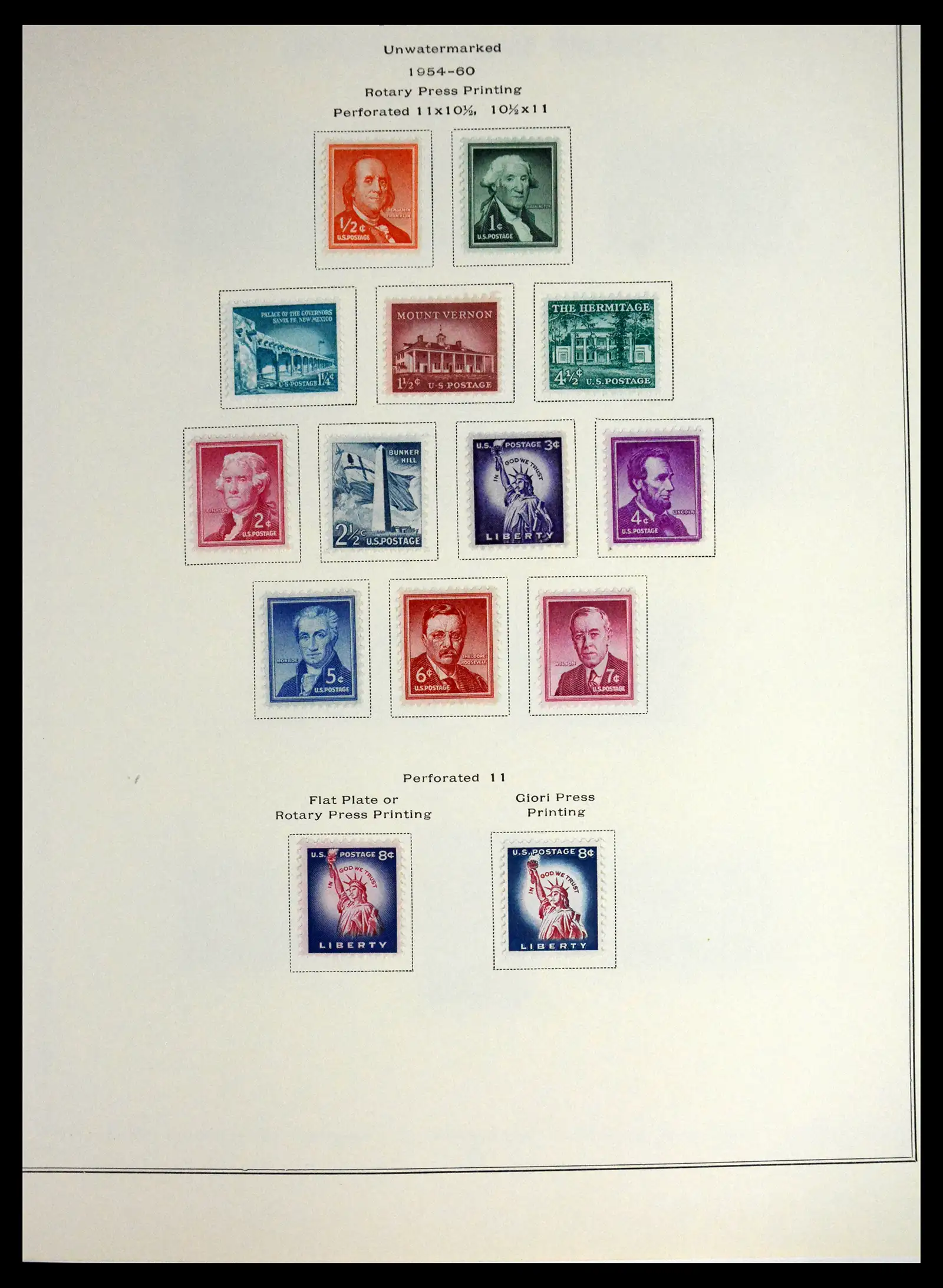 41712 0037 - Stamp collection 41712 USA mint 1861-1960.
