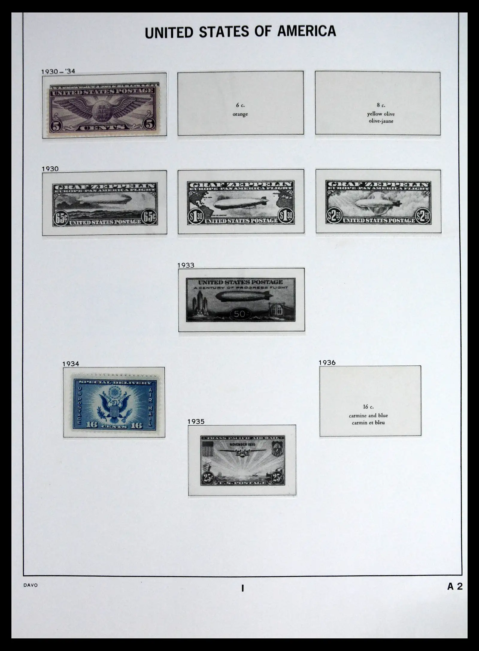 41712 0048 - Stamp collection 41712 USA mint 1861-1960.