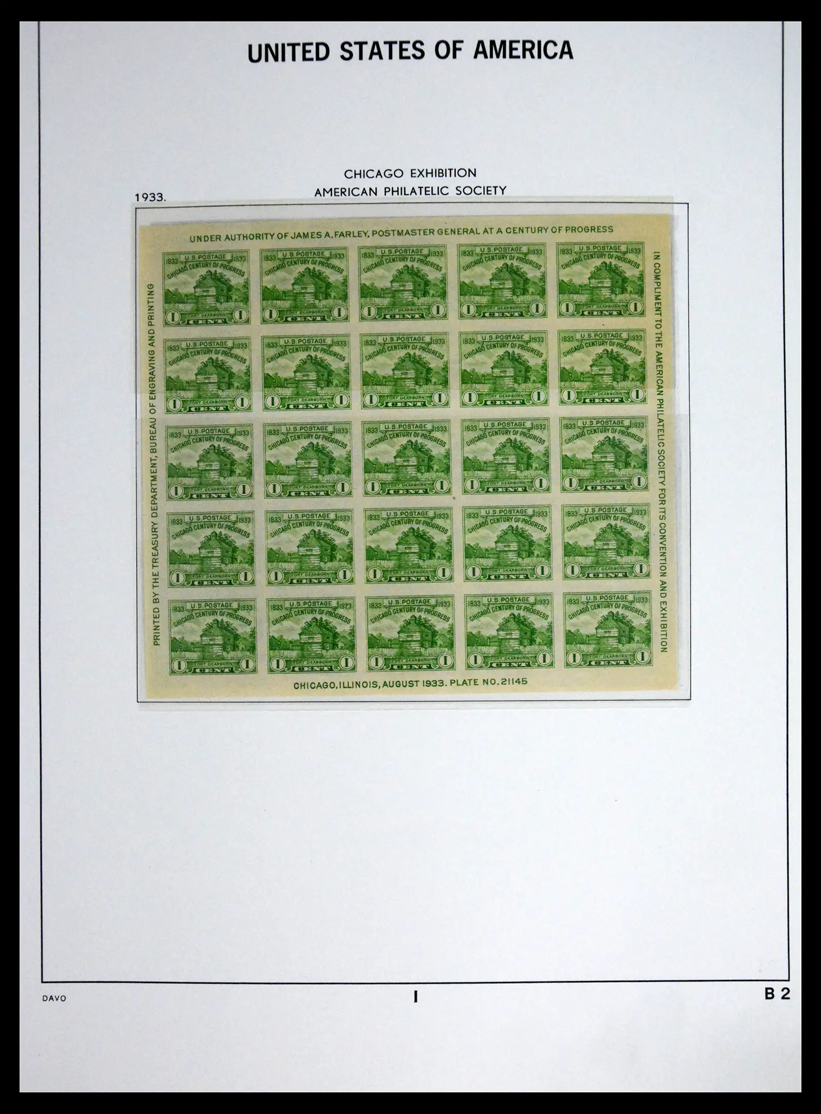 41712 0049 - Stamp collection 41712 USA mint 1861-1960.