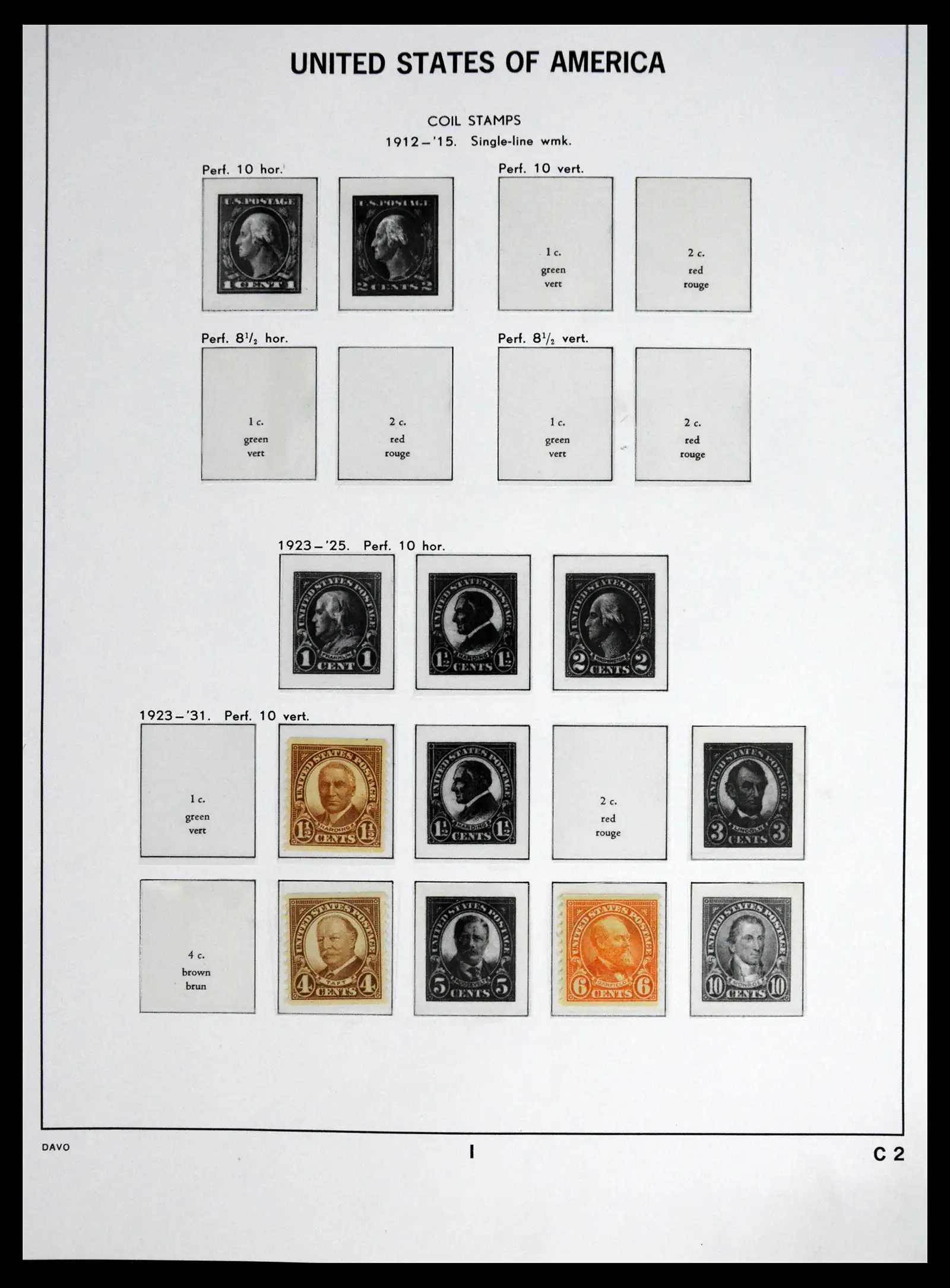 41712 0057 - Stamp collection 41712 USA mint 1861-1960.