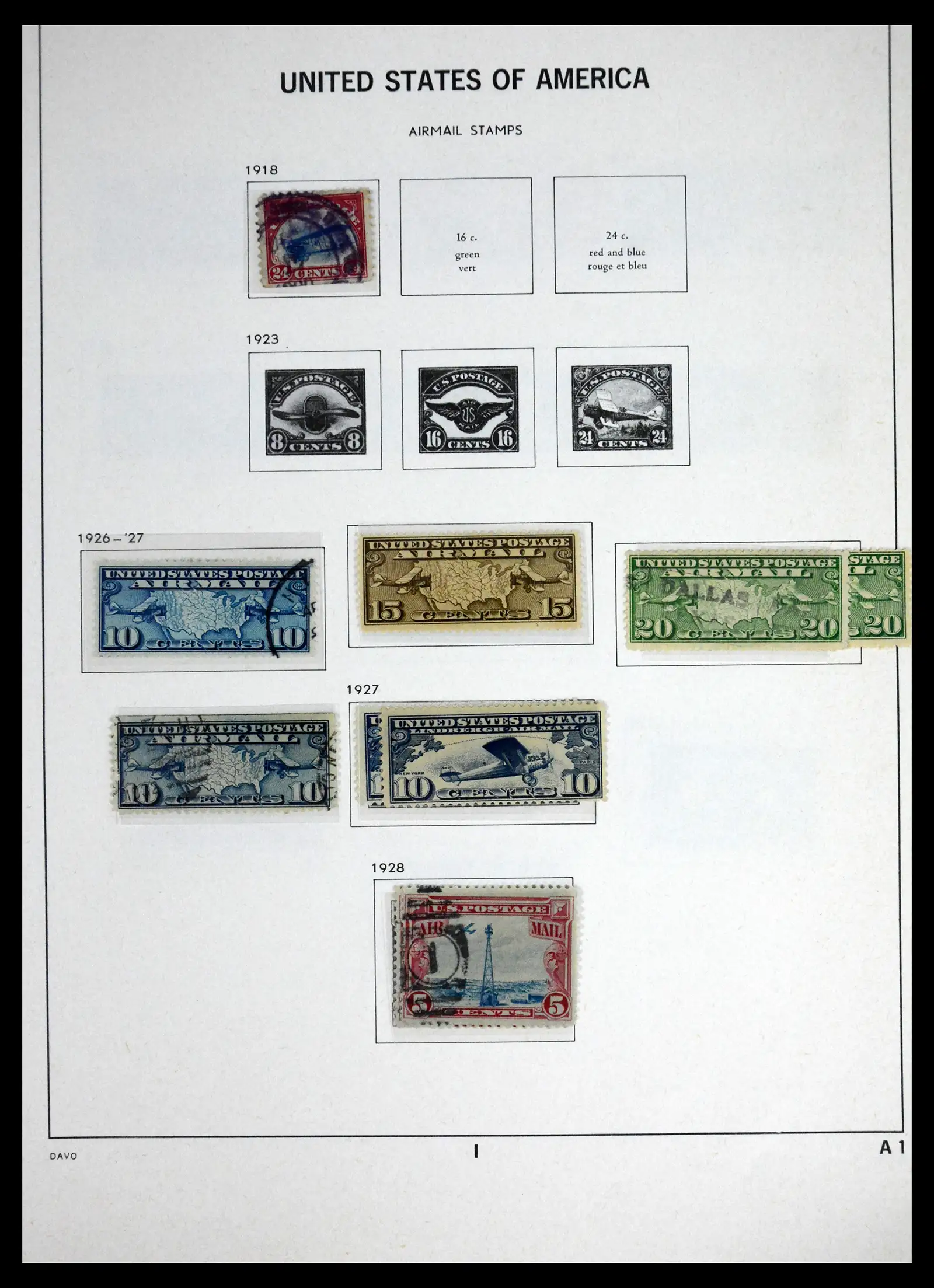 41714 0028 - Stamp collection 41714 USA 1951-1944.