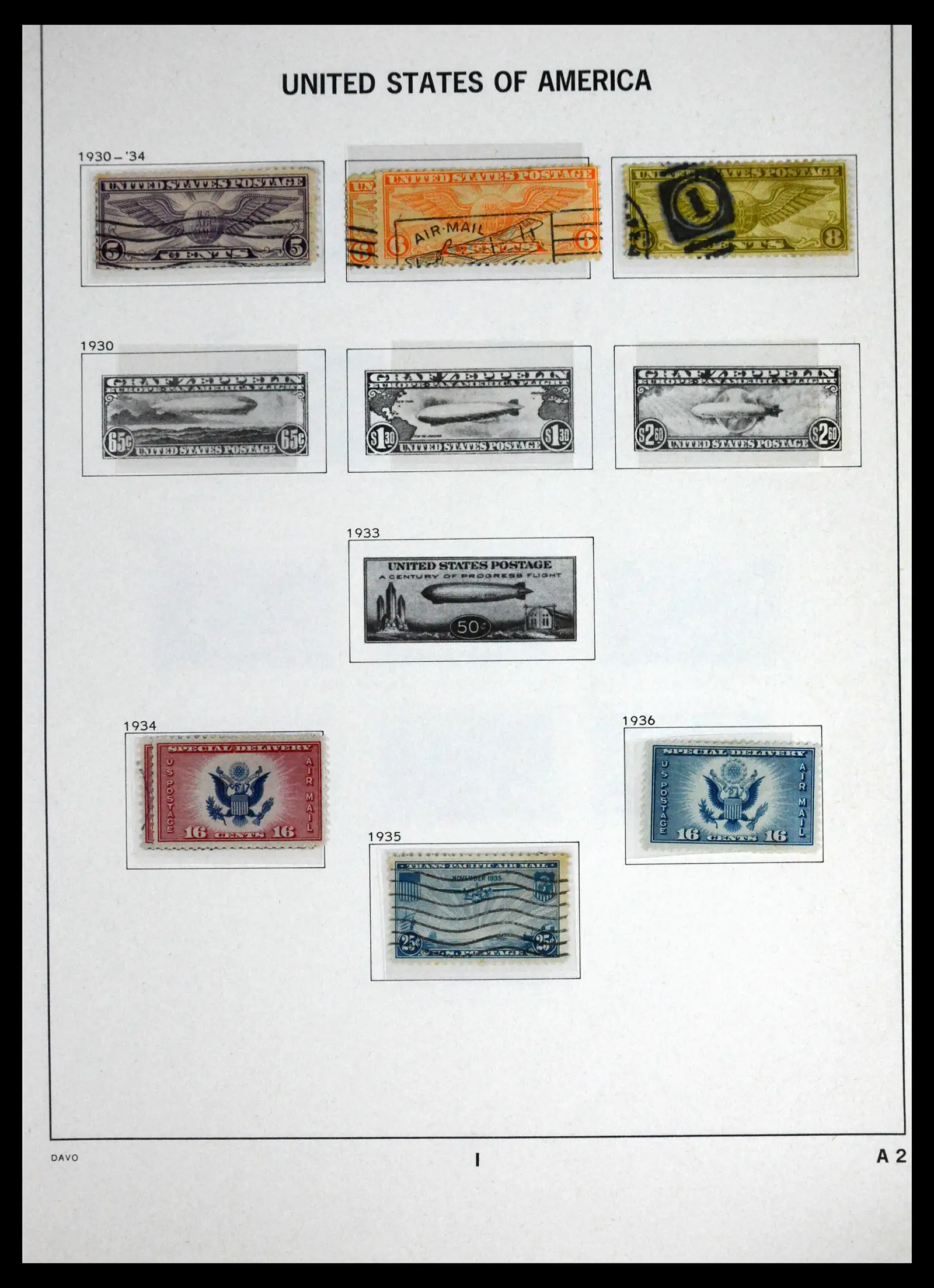 41714 0029 - Stamp collection 41714 USA 1951-1944.