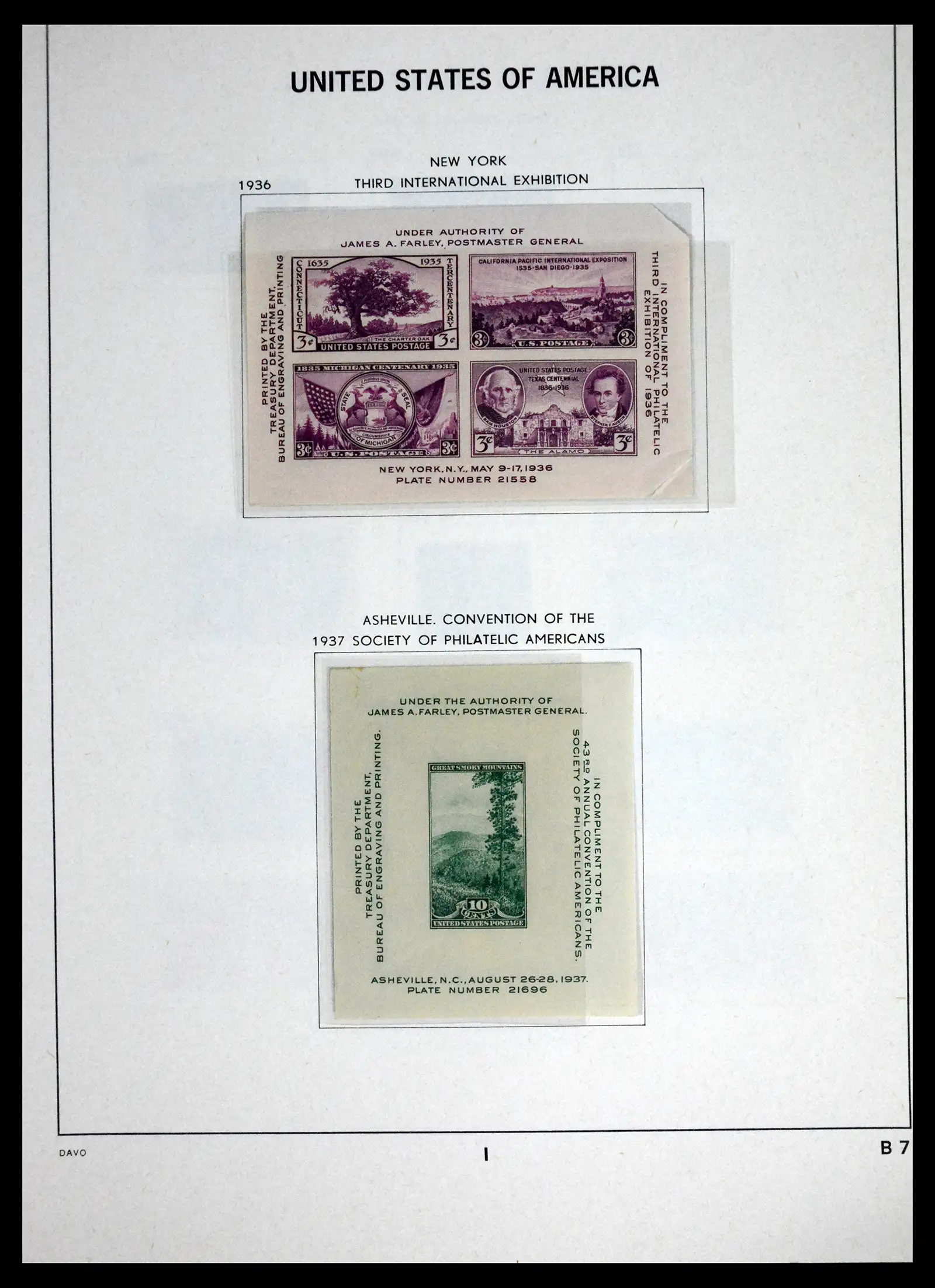 41714 0031 - Stamp collection 41714 USA 1951-1944.