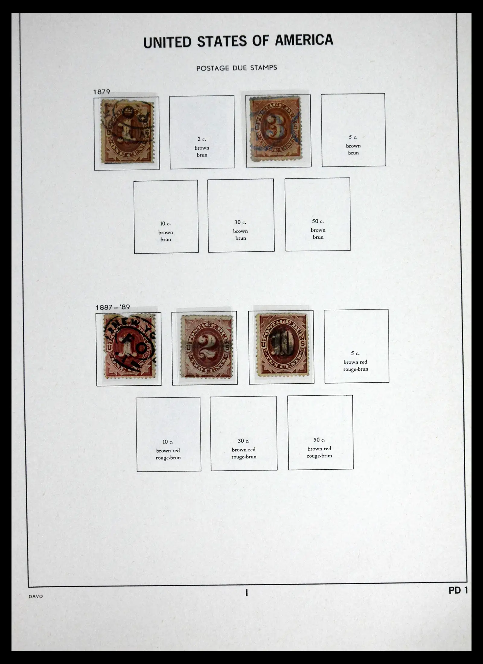 41714 0037 - Stamp collection 41714 USA 1951-1944.