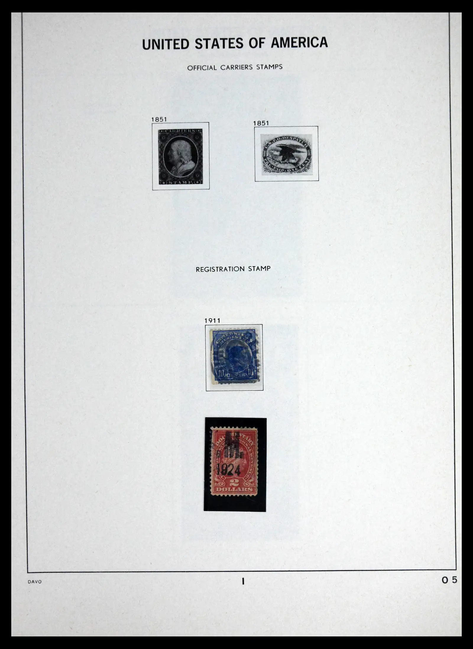 41714 0045 - Stamp collection 41714 USA 1951-1944.