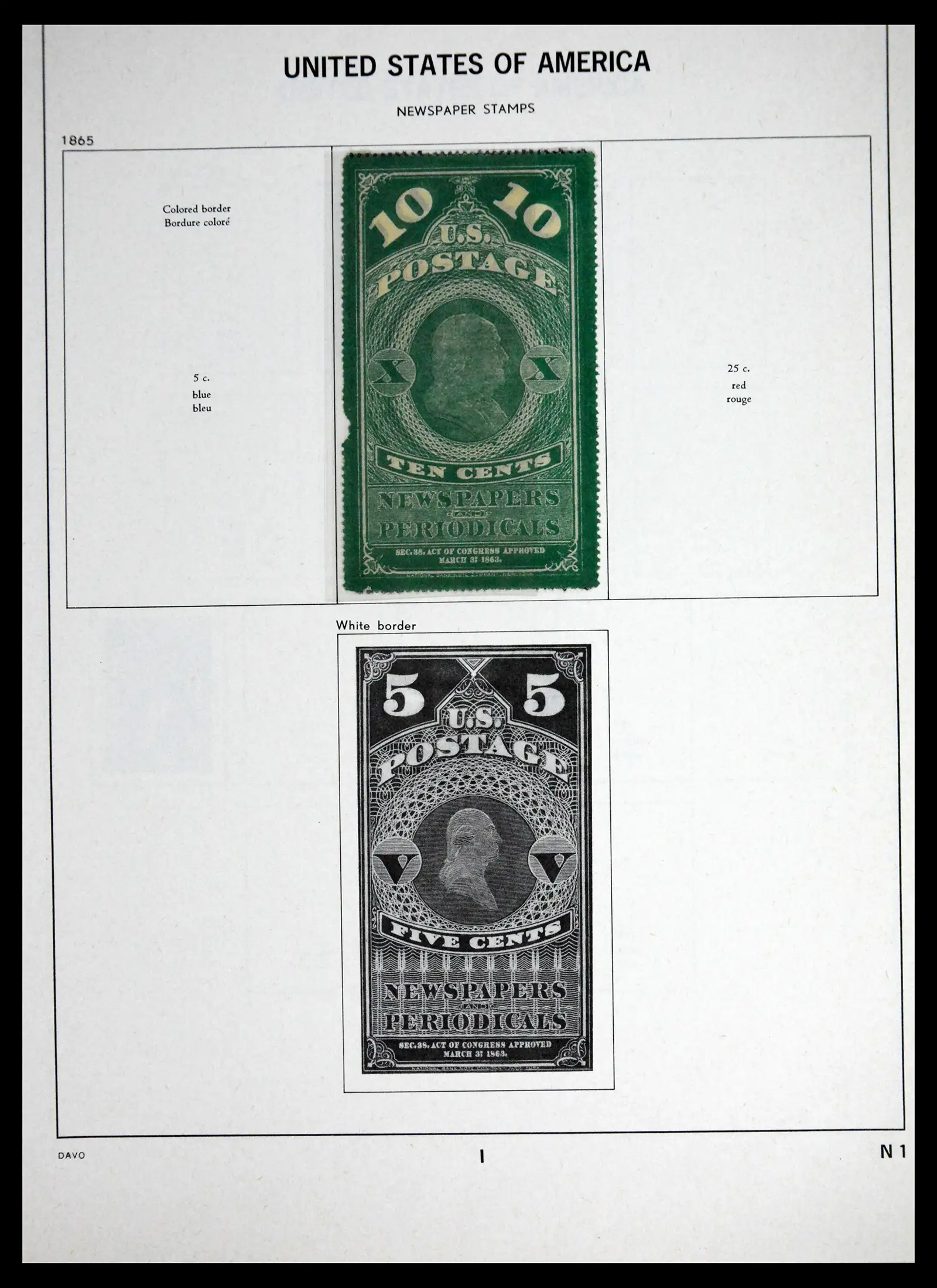 41714 0046 - Stamp collection 41714 USA 1951-1944.