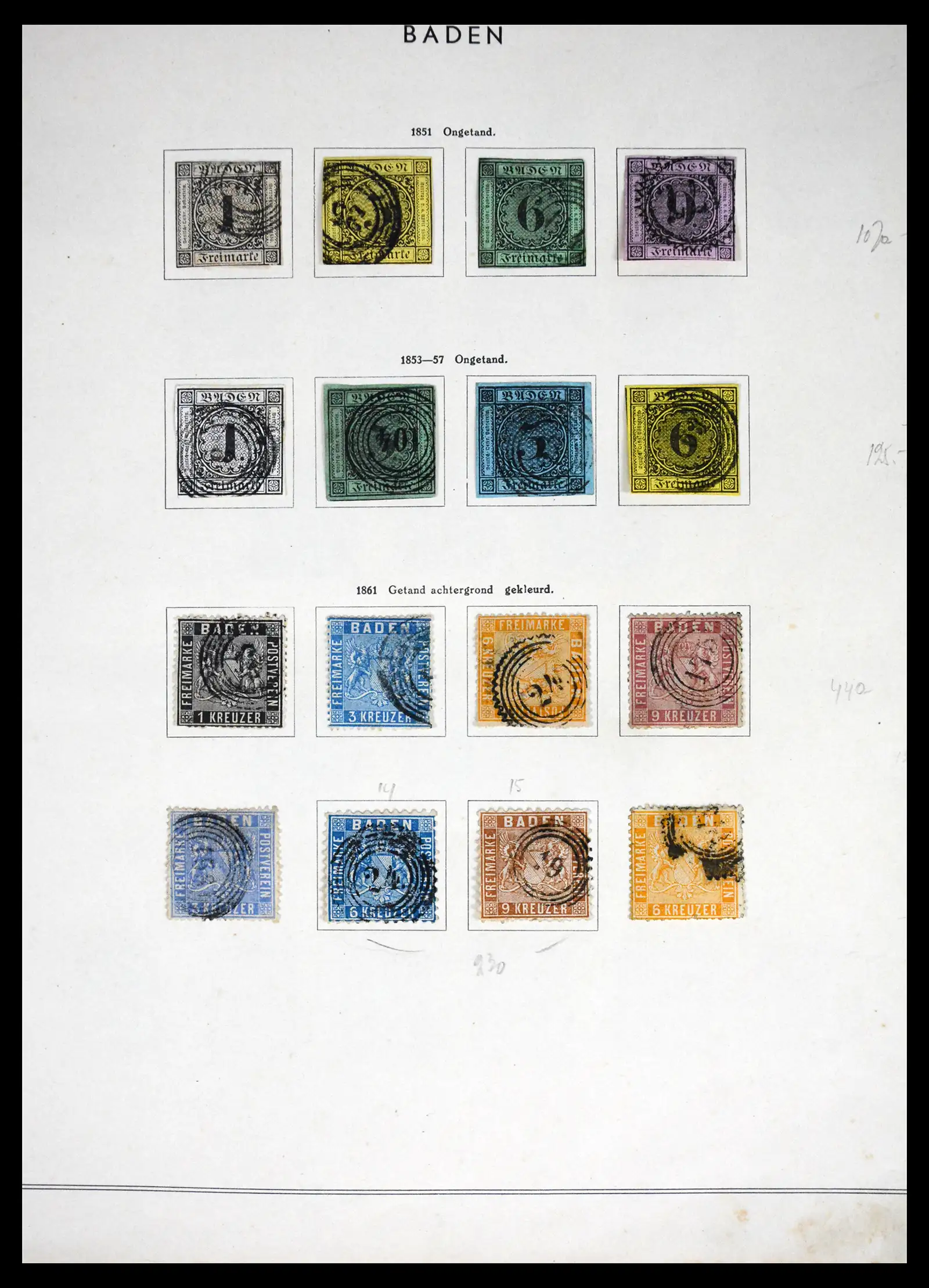 41715 0001 - Postzegelverzameling 41715 Duitsland 1850-1921.