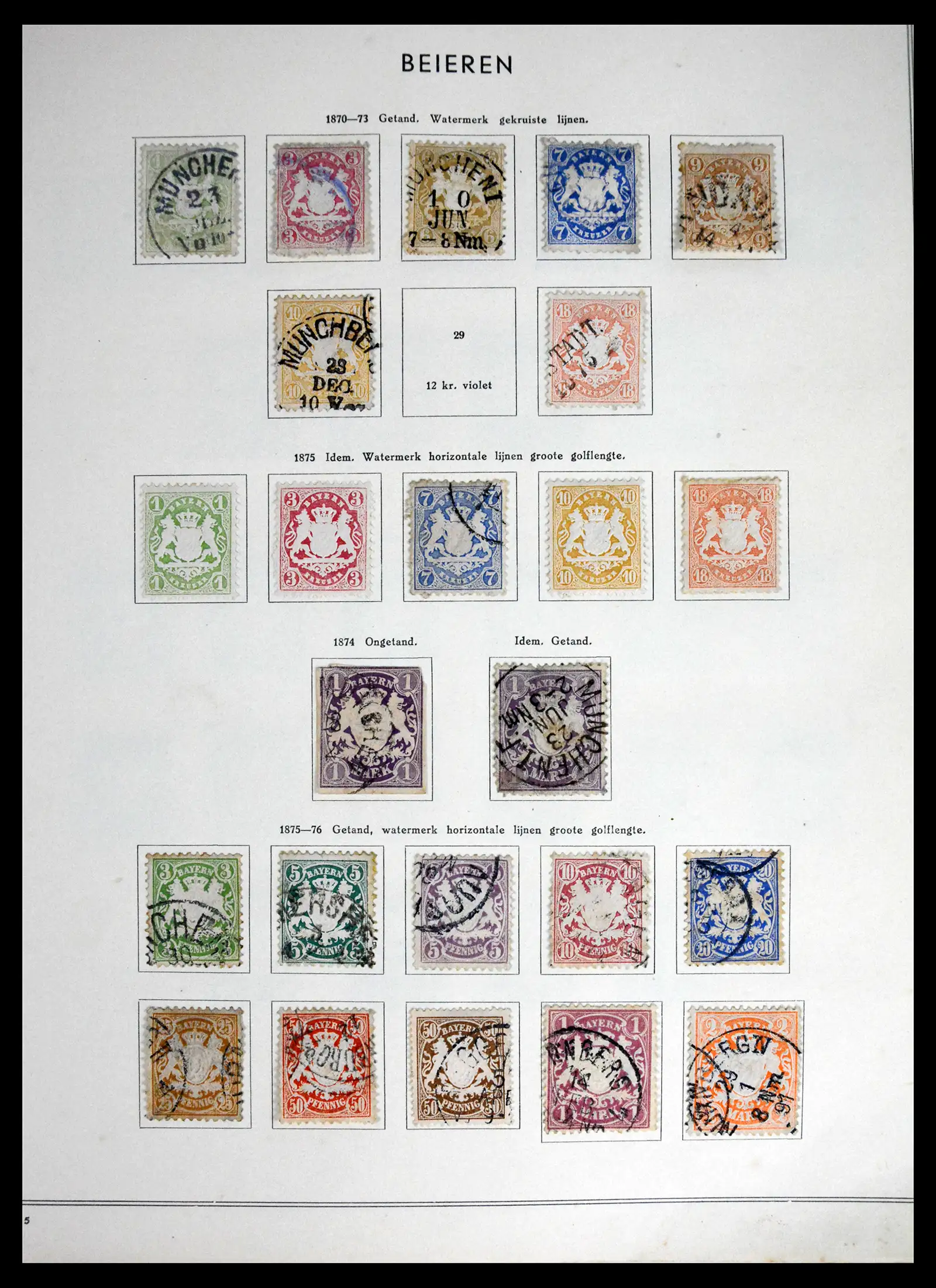 41715 0004 - Postzegelverzameling 41715 Duitsland 1850-1921.