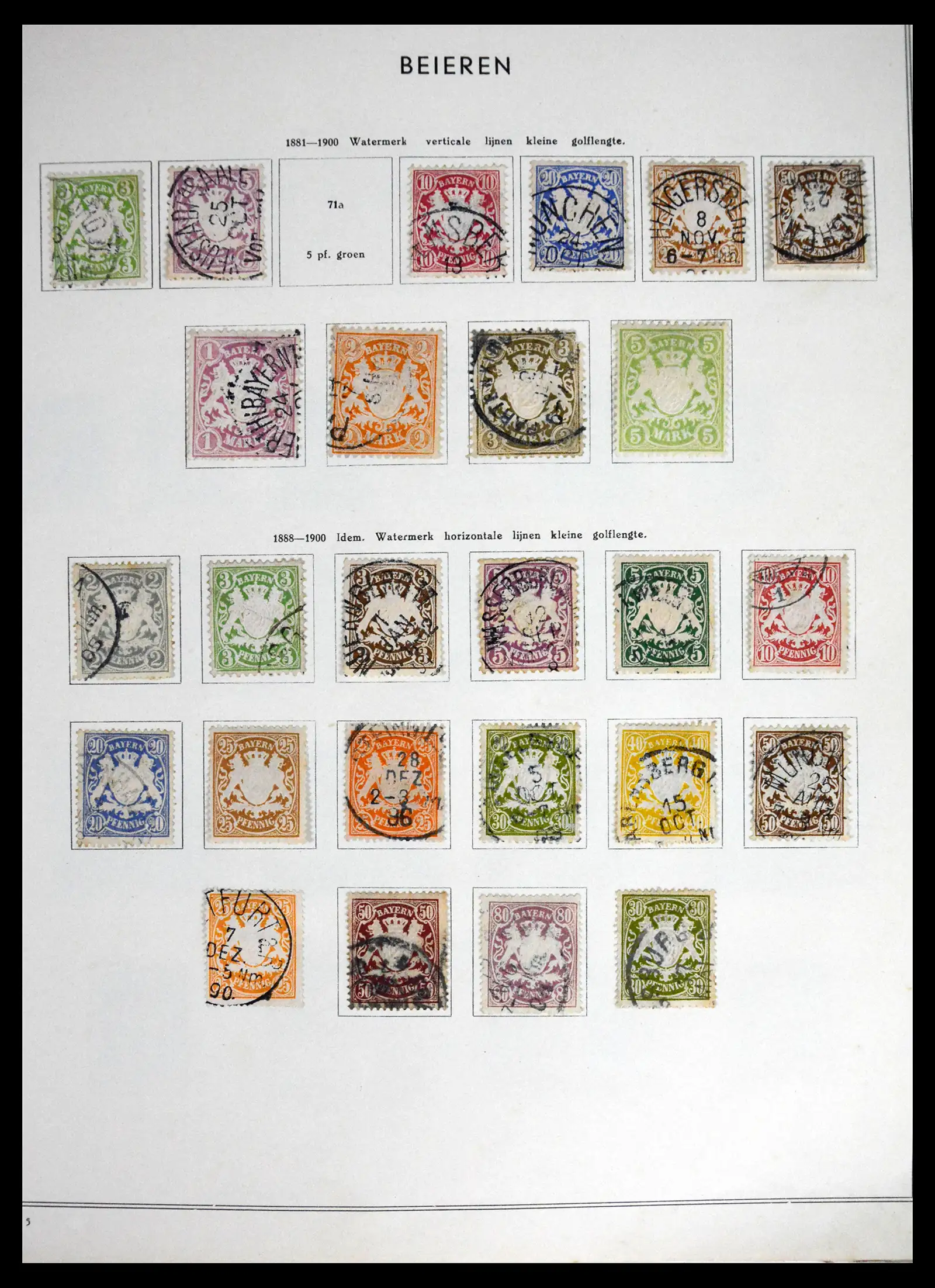 41715 0005 - Postzegelverzameling 41715 Duitsland 1850-1921.