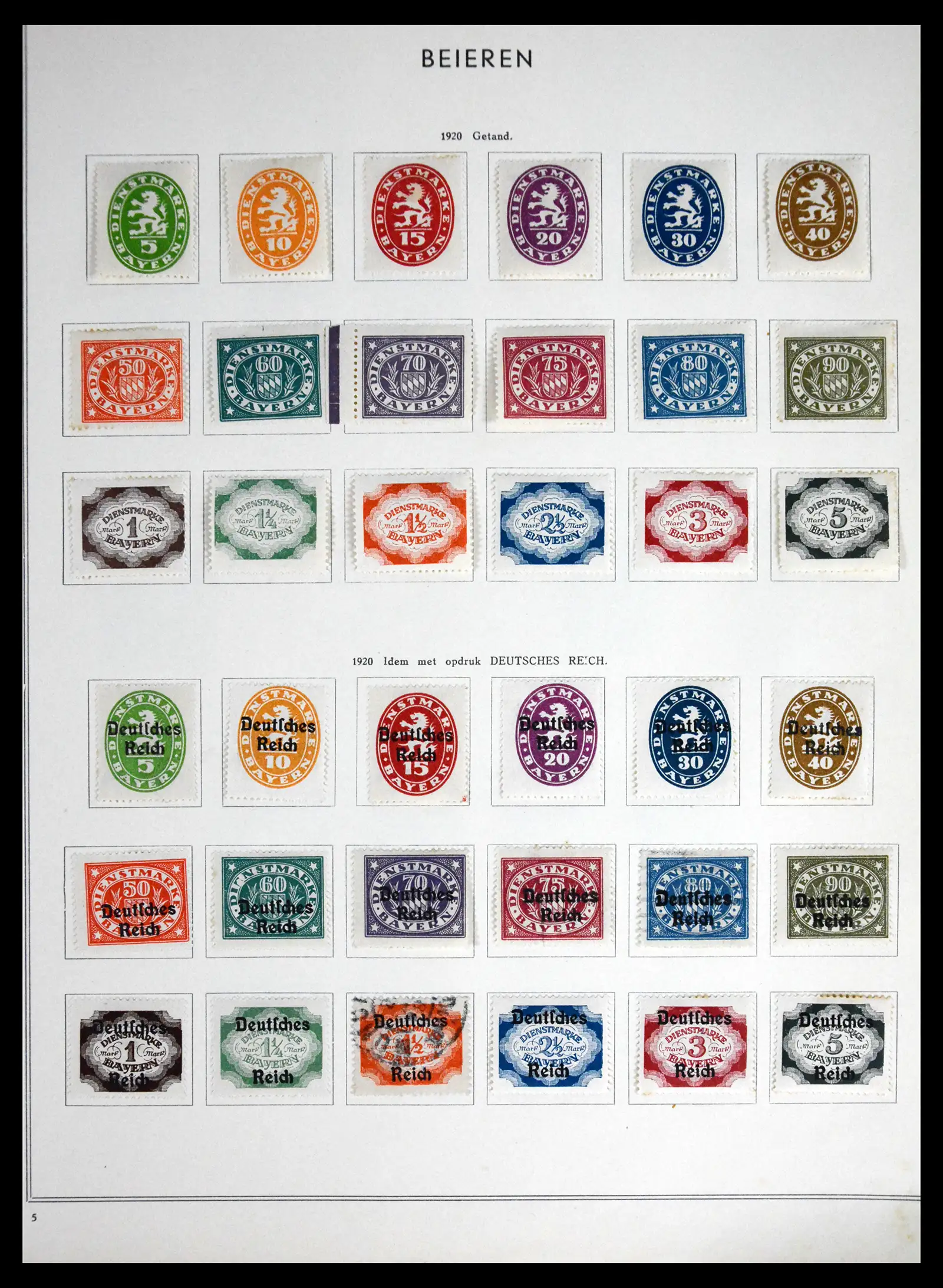 41715 0021 - Postzegelverzameling 41715 Duitsland 1850-1921.