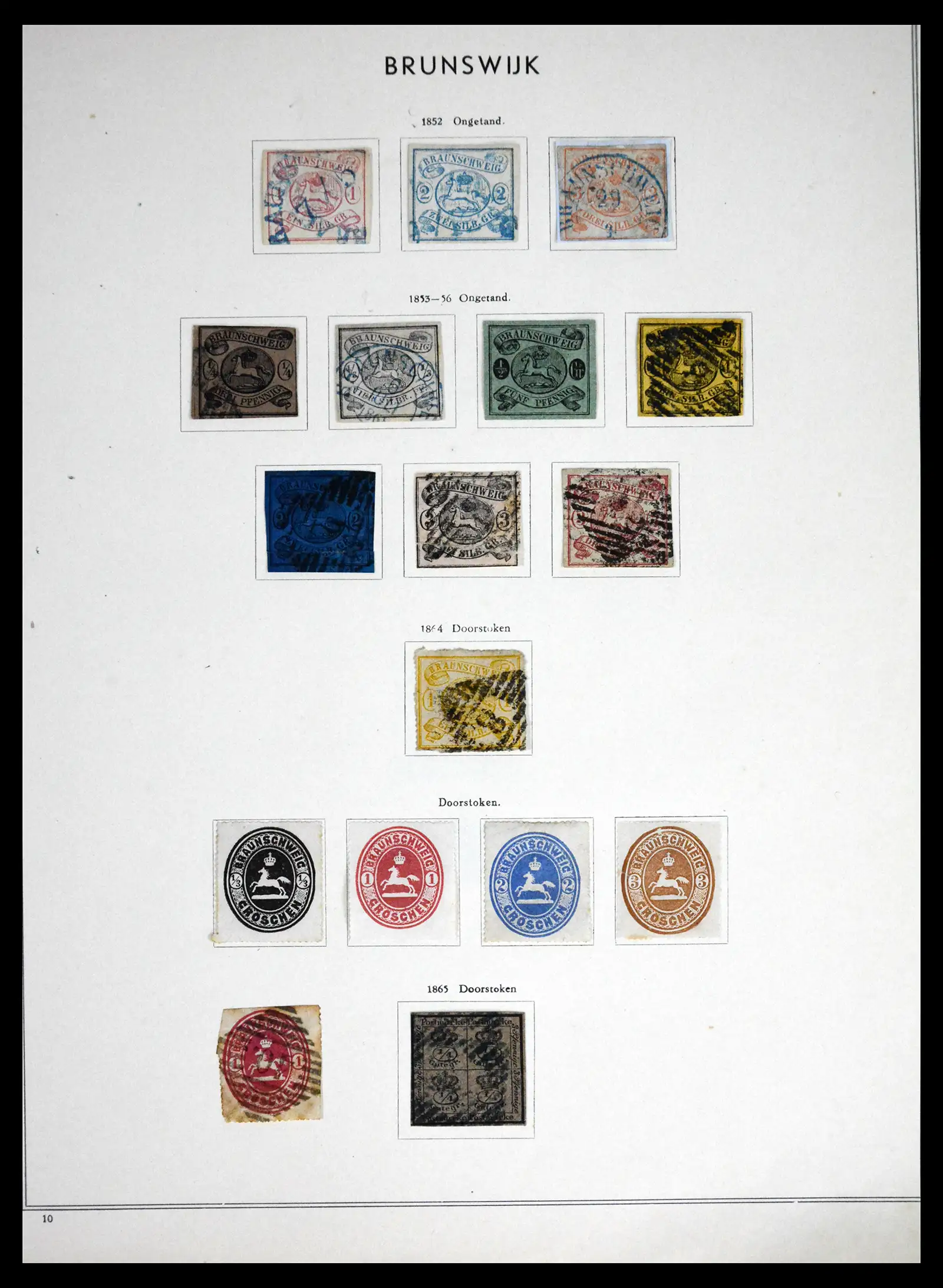 41715 0025 - Postzegelverzameling 41715 Duitsland 1850-1921.