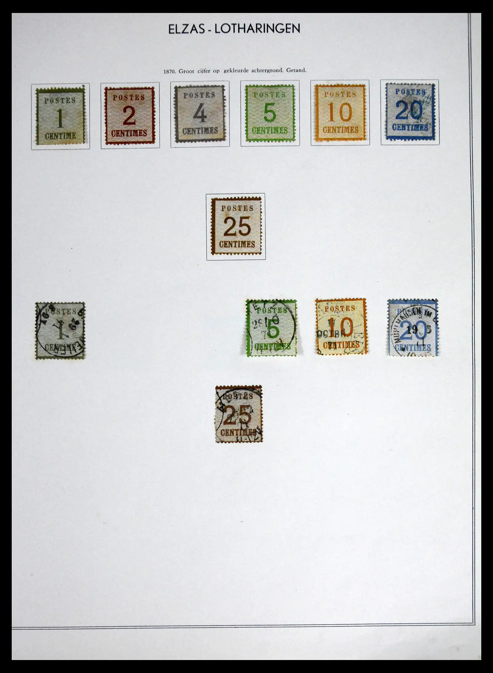 41715 0027 - Postzegelverzameling 41715 Duitsland 1850-1921.