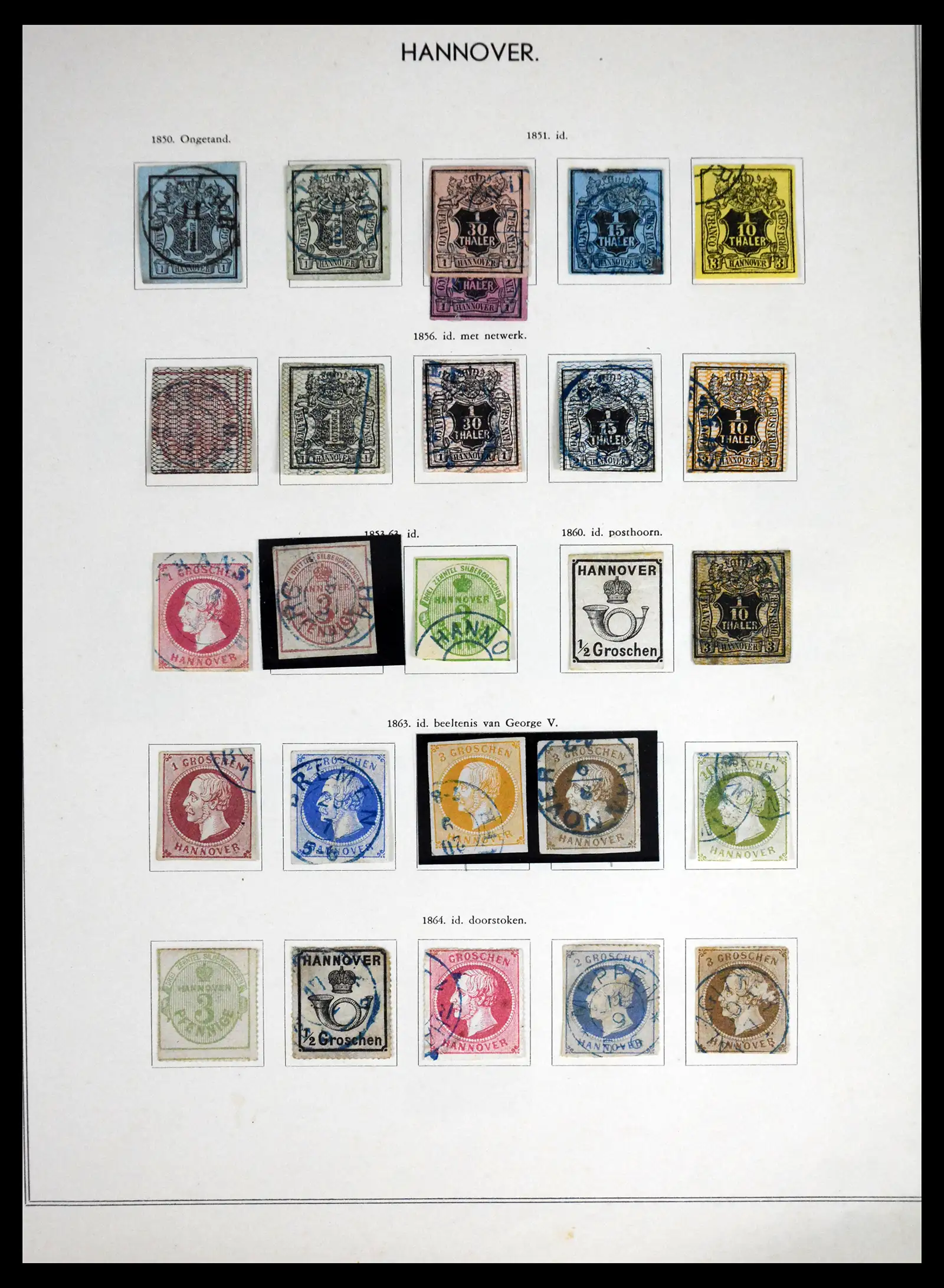 41715 0031 - Postzegelverzameling 41715 Duitsland 1850-1921.