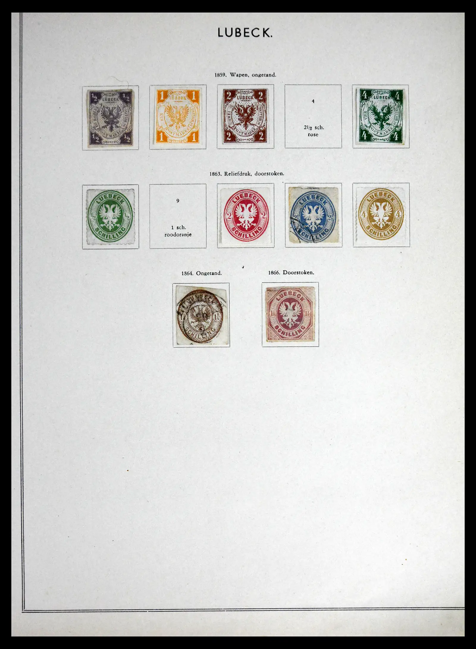 41715 0033 - Postzegelverzameling 41715 Duitsland 1850-1921.