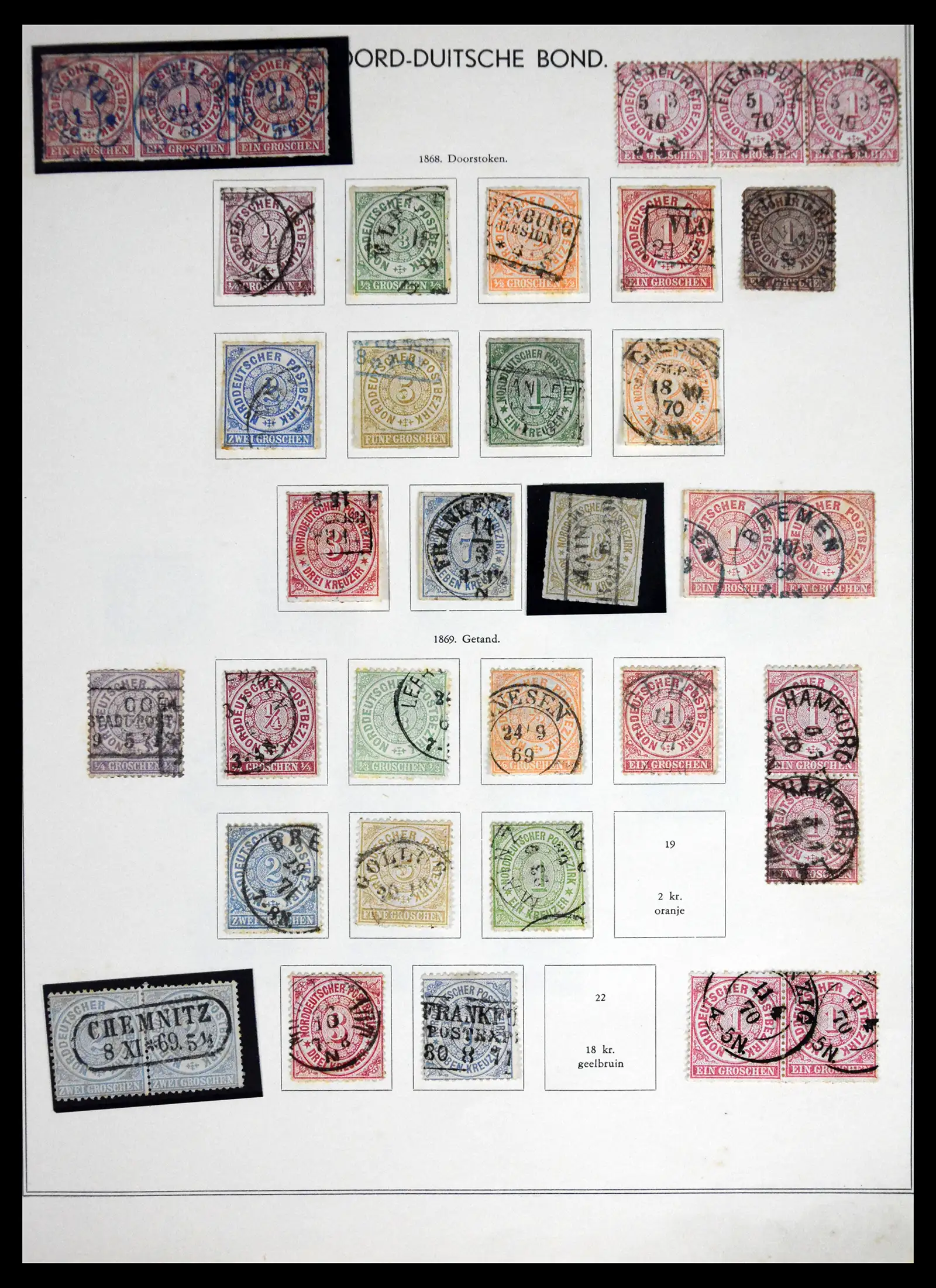 41715 0035 - Postzegelverzameling 41715 Duitsland 1850-1921.