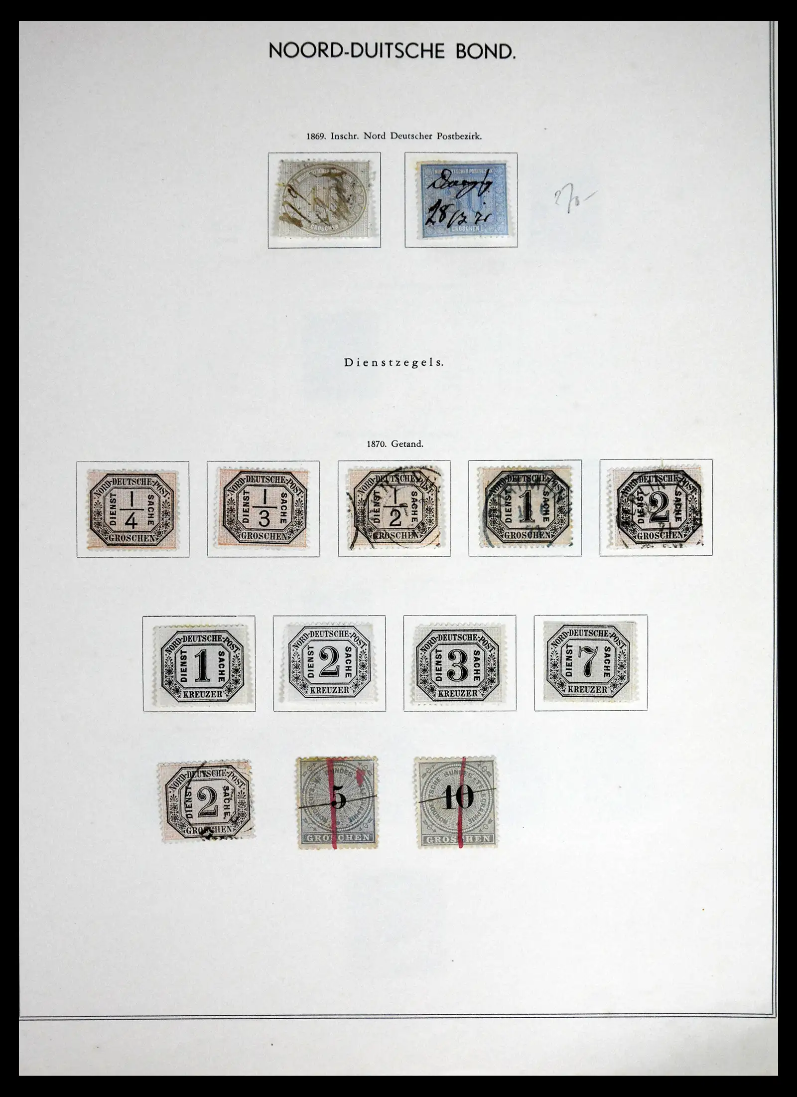 41715 0036 - Postzegelverzameling 41715 Duitsland 1850-1921.