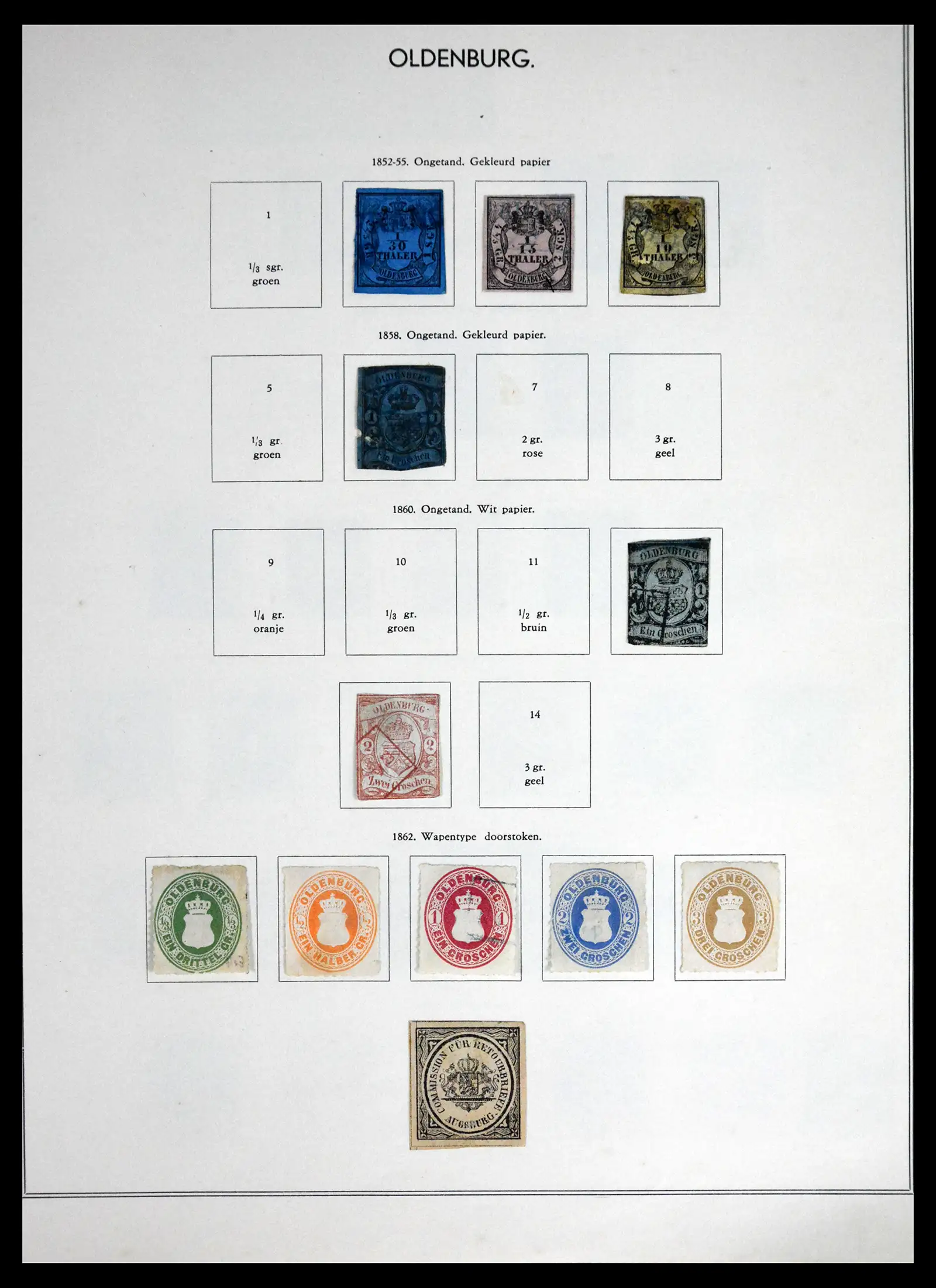 41715 0037 - Postzegelverzameling 41715 Duitsland 1850-1921.