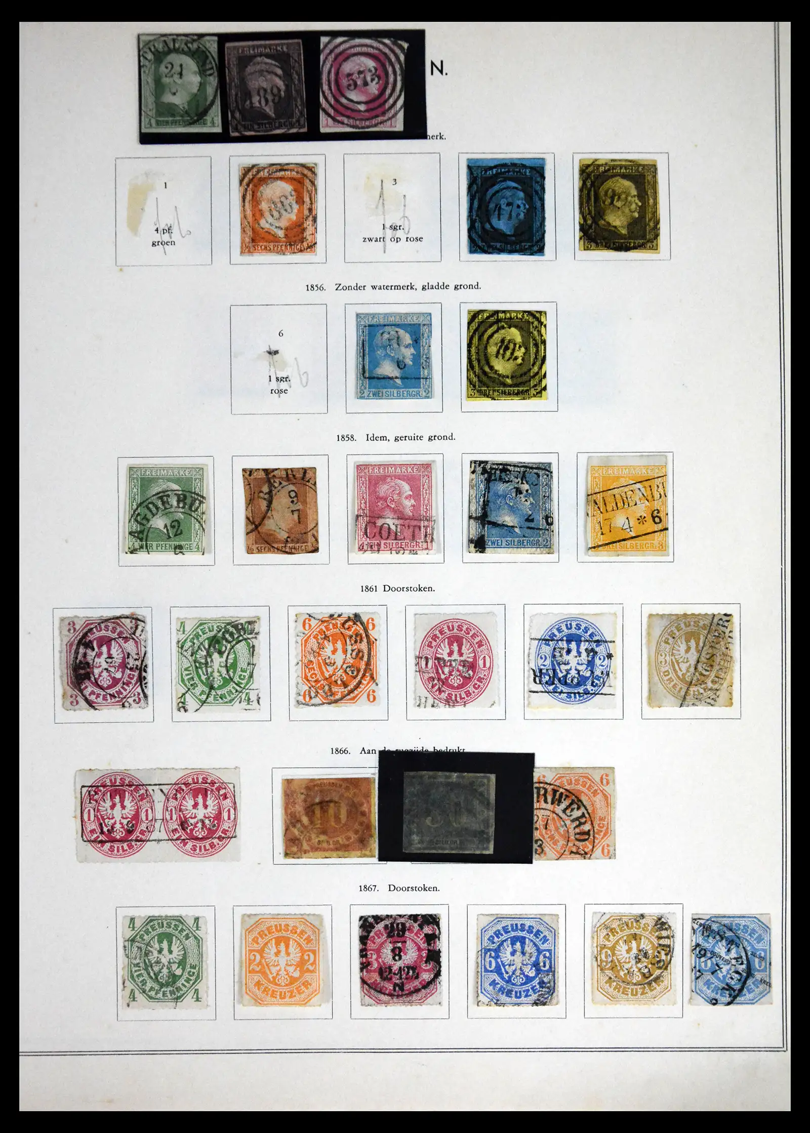 41715 0038 - Postzegelverzameling 41715 Duitsland 1850-1921.